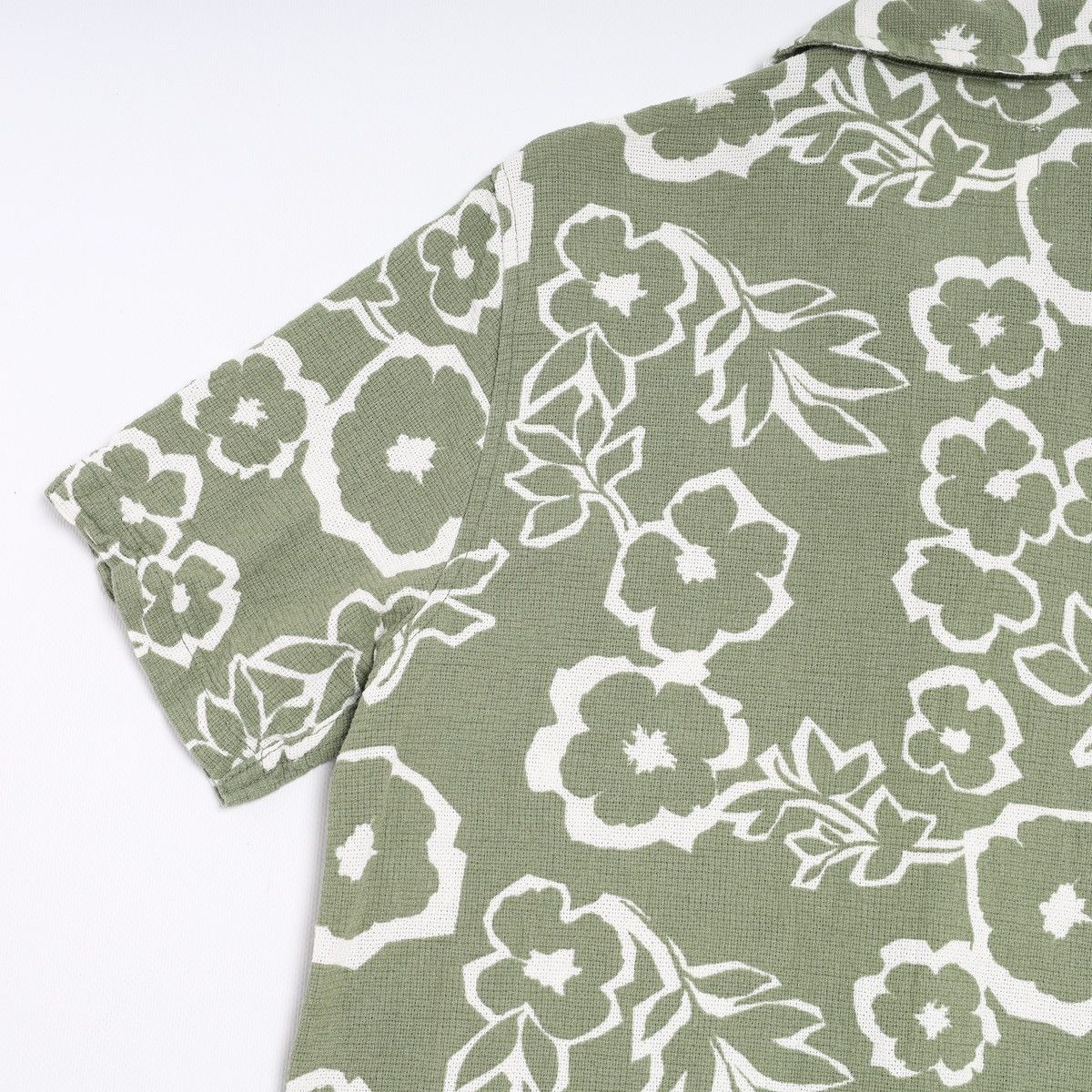 Folk Folk Printed Flower Floral Short Sleeve Shirt Green Size US S / EU 44-46 / 1 - 9 Thumbnail