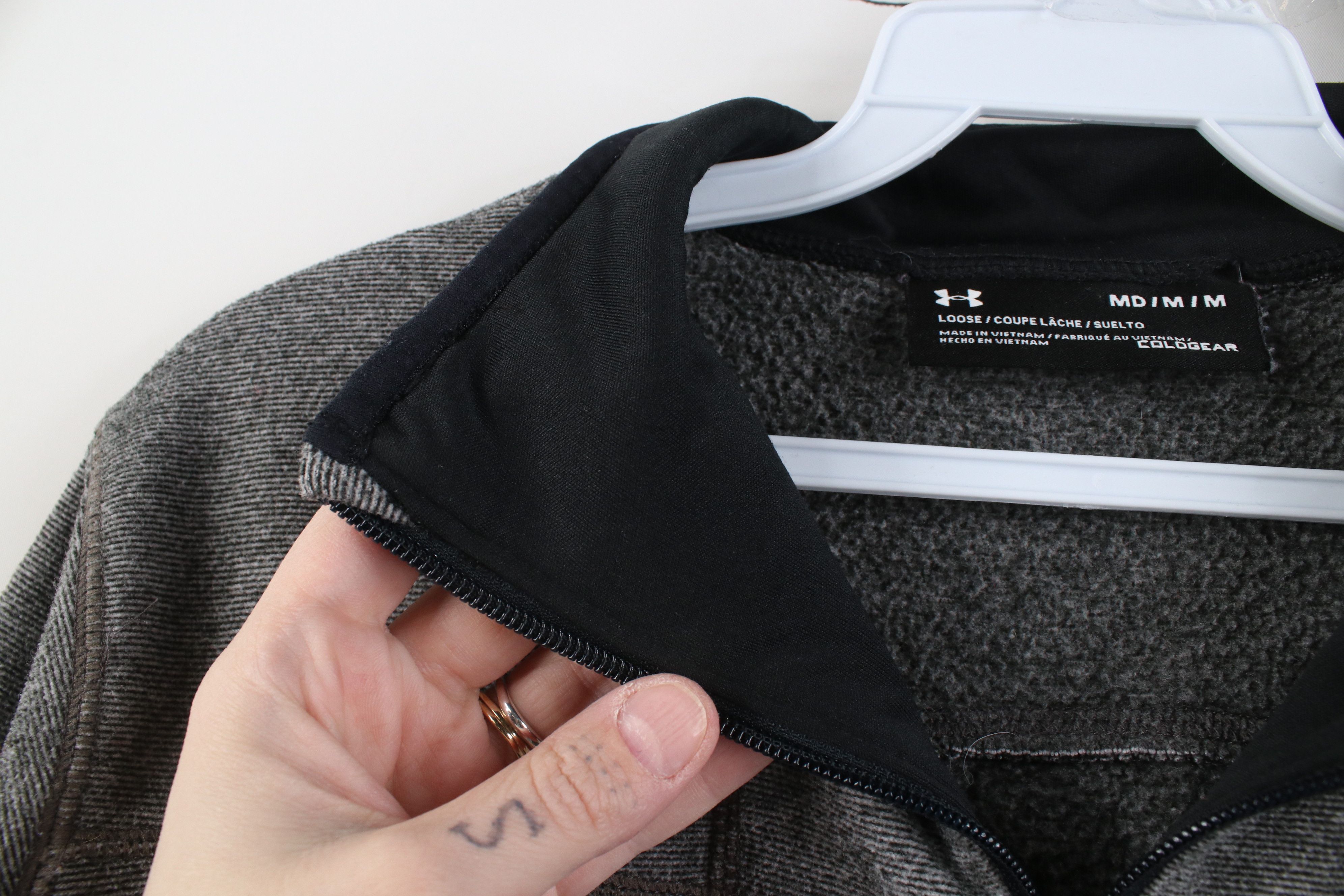 Under Armour Under Armour ColdGear Fleece Full Zip Sweater Jacket Gray Size M / US 6-8 / IT 42-44 - 7 Thumbnail