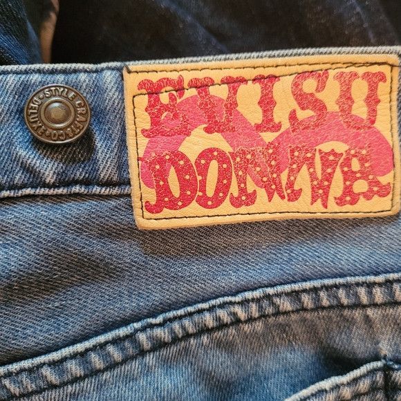Evisu Y2k Evisu Donna Flared Jeans Light Wash - Size 25 Size 25" / US 0 / IT 36 - 3 Thumbnail