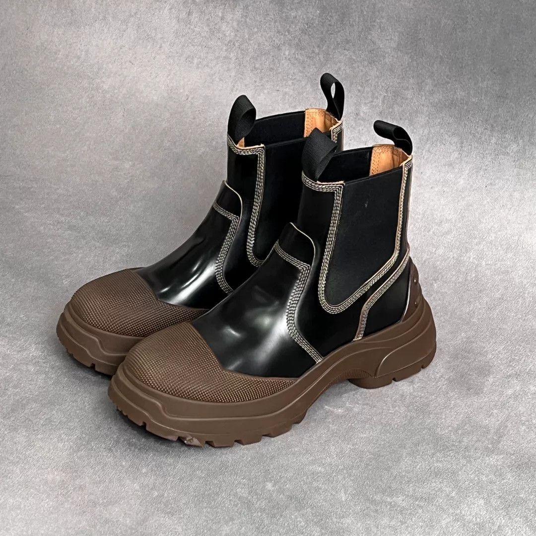 Maison Margiela Maison Margiela Leather Multi Boots 8 Men Size US 8 / EU 41 - 1 Thumbnail