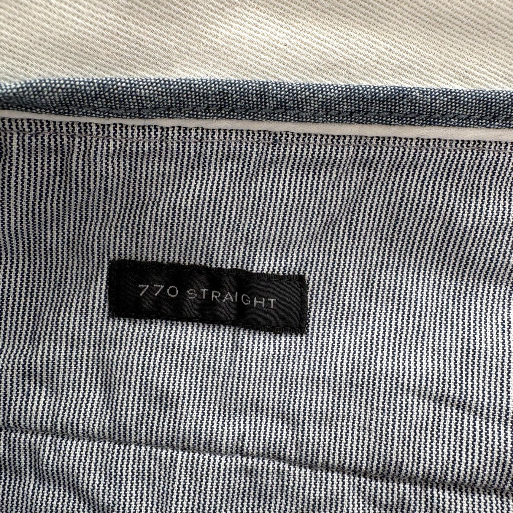 J.Crew J.Crew 770 Straight Pants Mens 33x32 Gray Chino Casual Workwear Stretch Cotton Spandex Flat Front ZIP Pockets 90s? Size US 33 - 5 Thumbnail