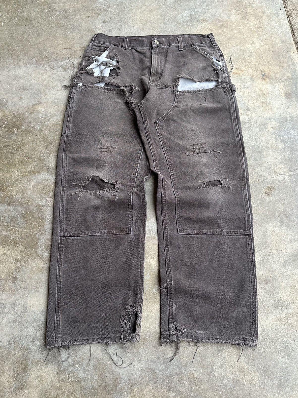 Carhartt Vintage Carhartt Double Knee Pants Size US 34 / EU 50 - 1 Thumbnail