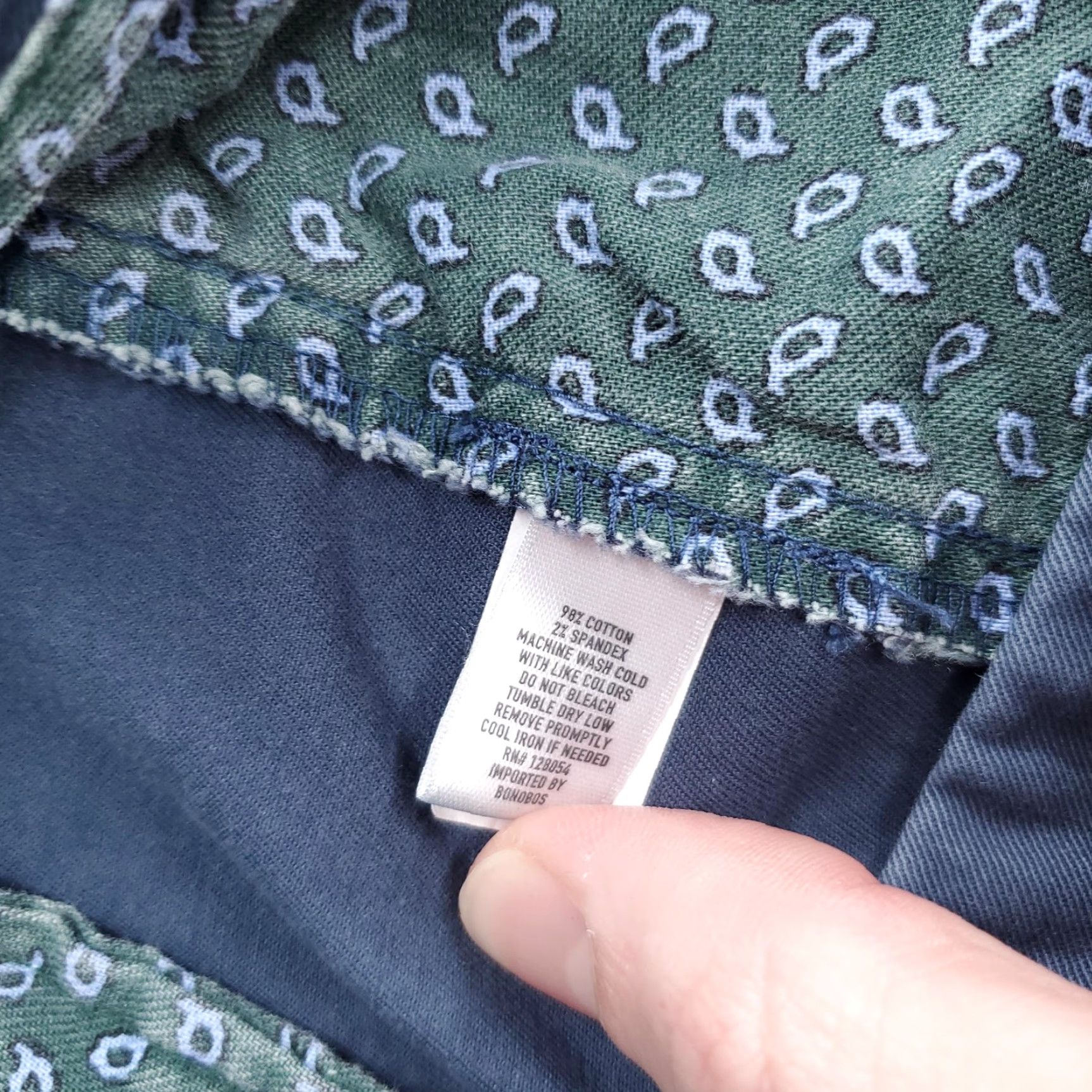 Bonobos VINTAGE Bonobos Chino Pants Mens 36x32 Navy Slim Stretch Casual Welt Pockets Preppy Work Size US 36 / EU 52 - 6 Thumbnail
