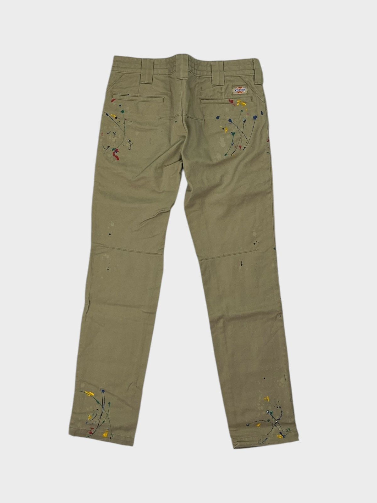 Dickies × Number (N)ine Number (N)ine Dickies Khaki Paint Splatter Pants Size US 30 / EU 46 - 2 Thumbnail
