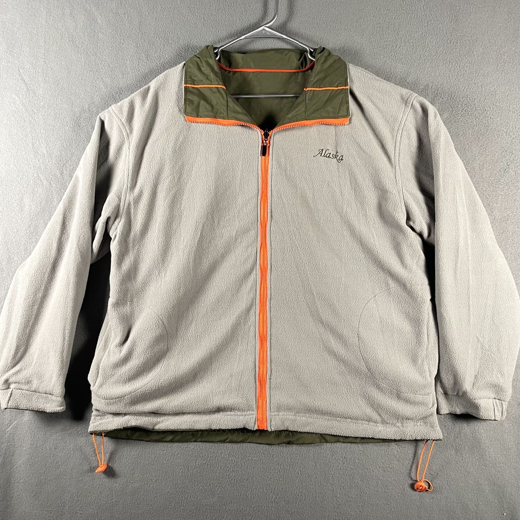 Vintage VINTAGE Arctic Circle Enterprises Jacket Mens Large Green Reversible Fleece Lined Windbreaker Coat Size US L / EU 52-54 / 3 - 7 Thumbnail