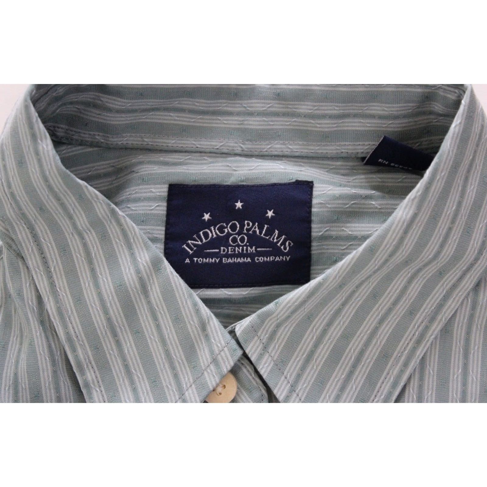 Tommy Bahama Tommy Bahama LONG SLEEVE SHIRT Large Greenish Stripe Mens Size US L / EU 52-54 / 3 - 4 Thumbnail