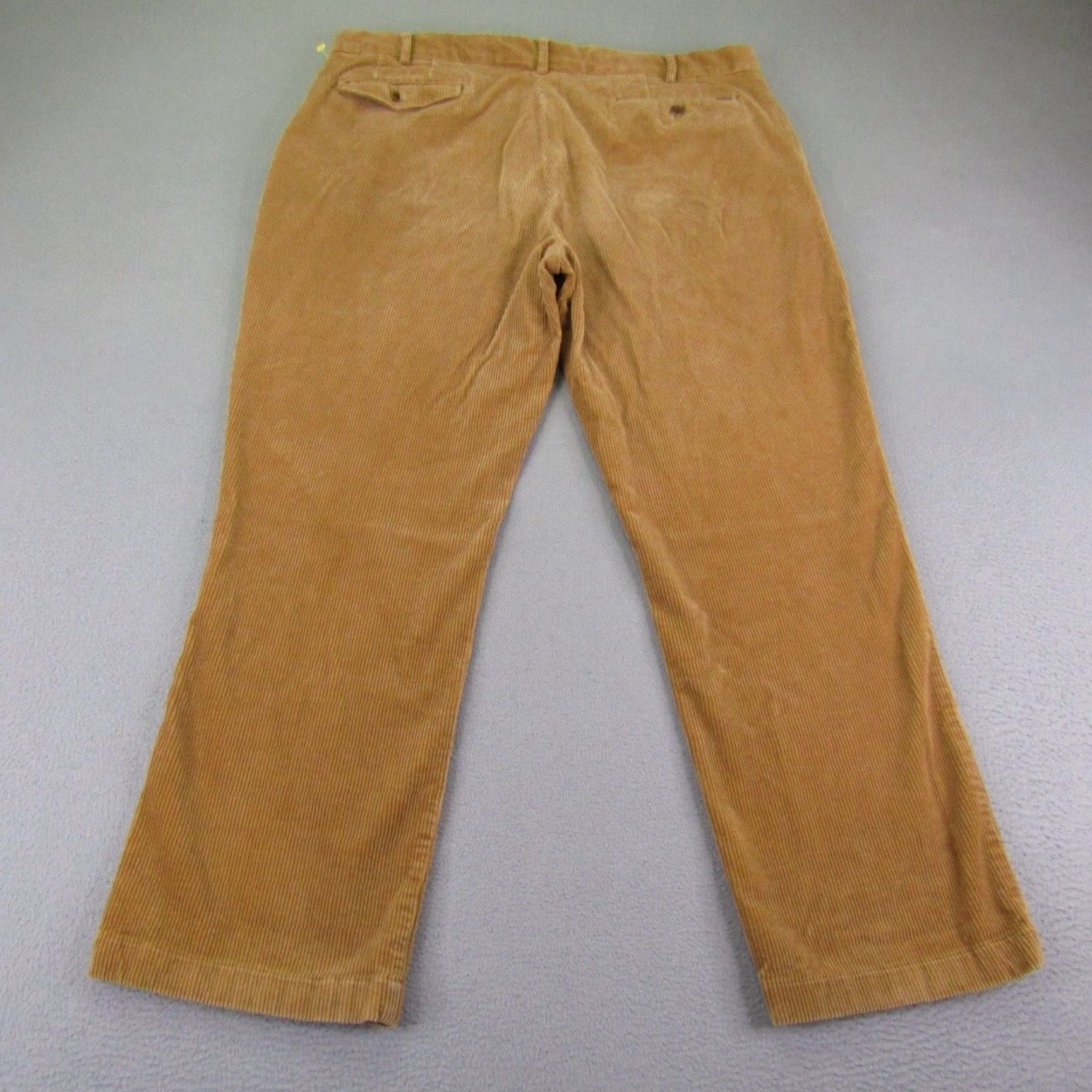 Polo Ralph Lauren VINTAGE Polo Ralph Lauren Pants Mens 40x30 Chino Corduroy Beige Khaki Regular Stretch Front Pockets 1990s Mens Size US M / EU 48-50 / 2 - 6 Thumbnail