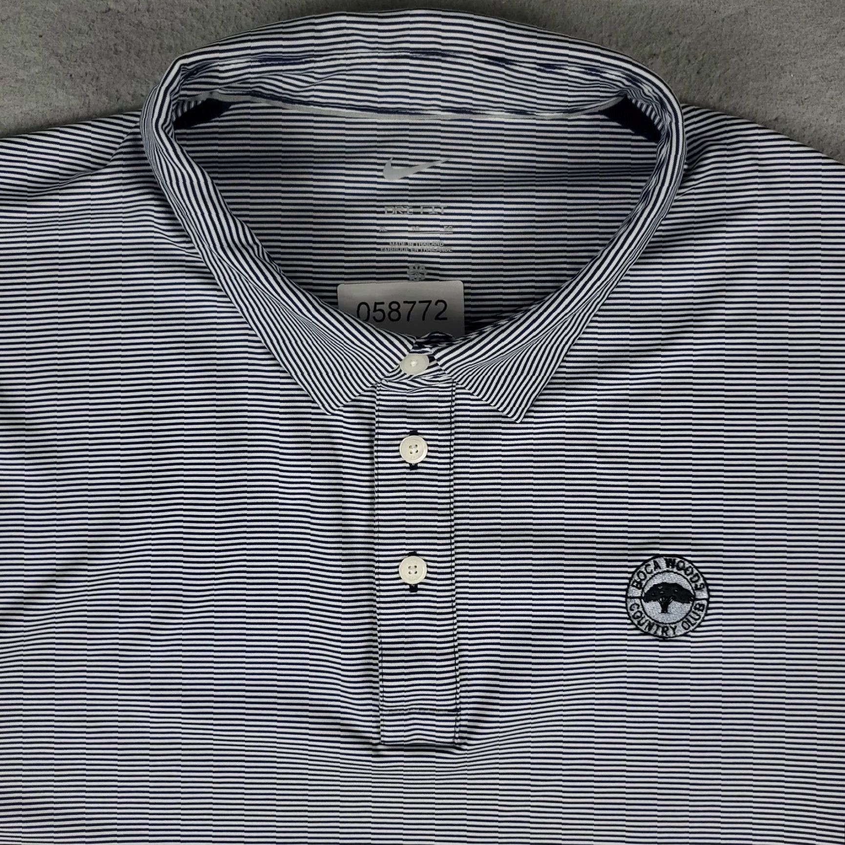 Nike Nike Polo Shirt Mens XL Blue Striped Swoosh Golf Casual Short Sleeve Polo Shirt Mens XL Blue Striped Nike Swoosh Golf Casual Short Sleeve Size US XL / EU 56 / 4 - 2 Thumbnail