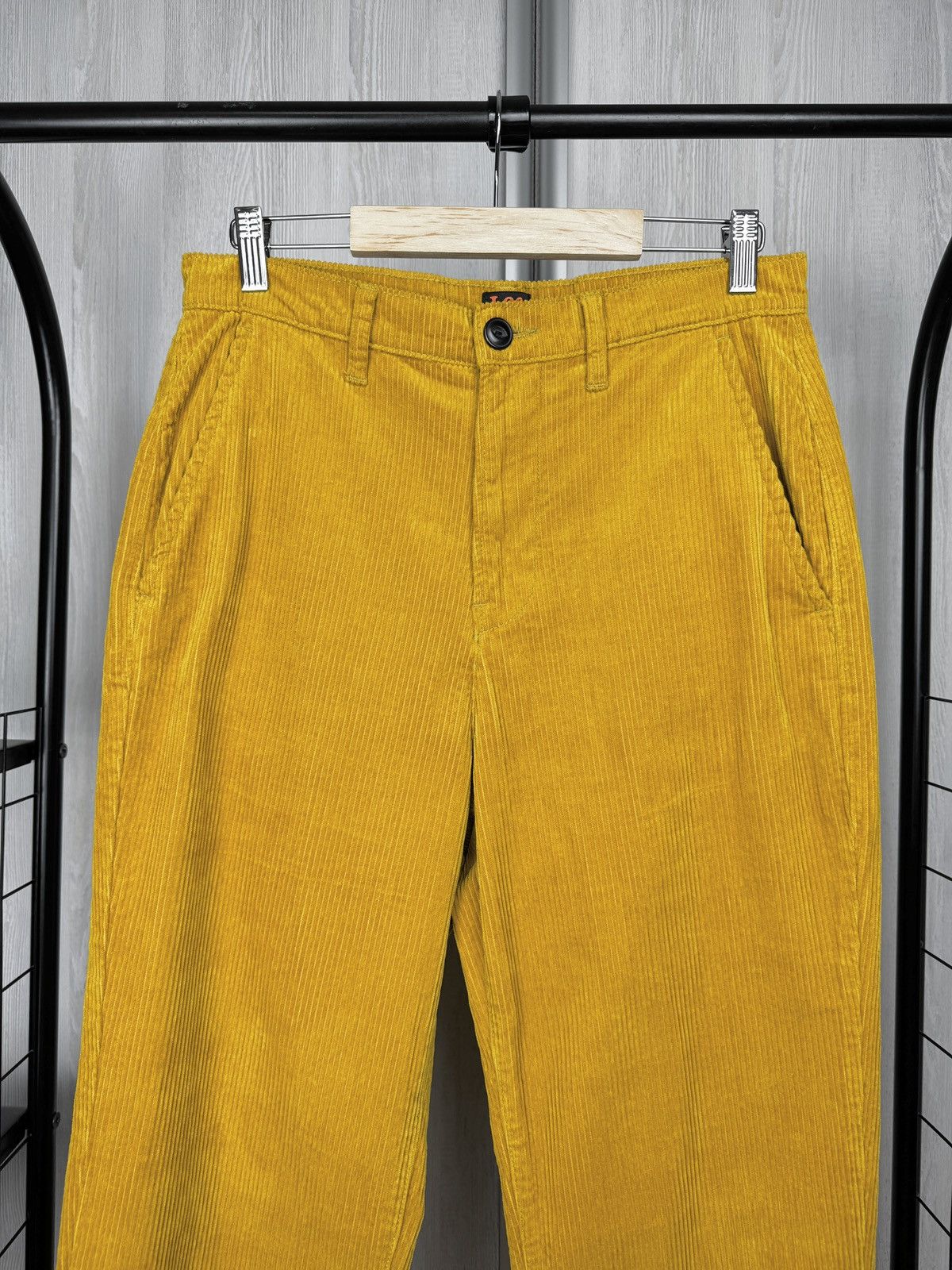 Lee LEE Corduroy Relaxed Chino Nugget Gold Cropped Size US 29 - 4 Thumbnail