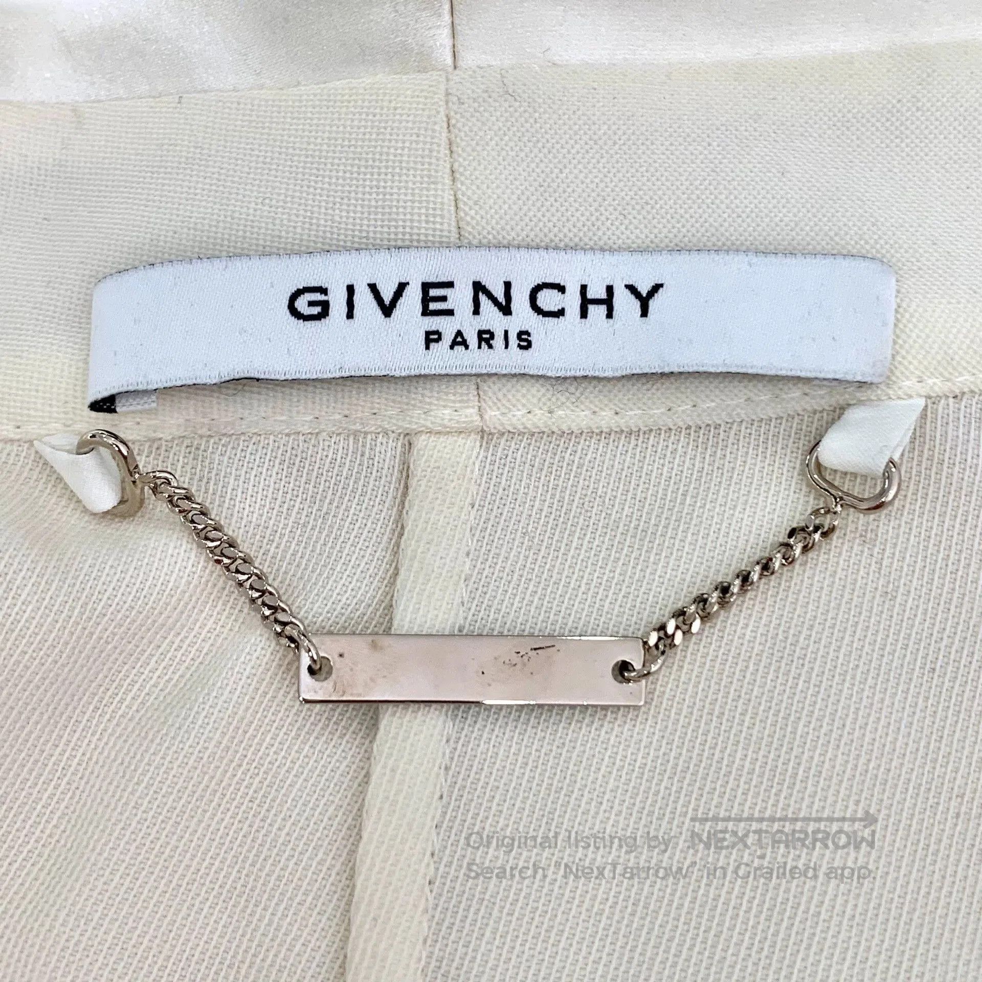 Givenchy givenchy cream wool open coat 34 xxS. Size US XXS / EU 40 - 6 Thumbnail