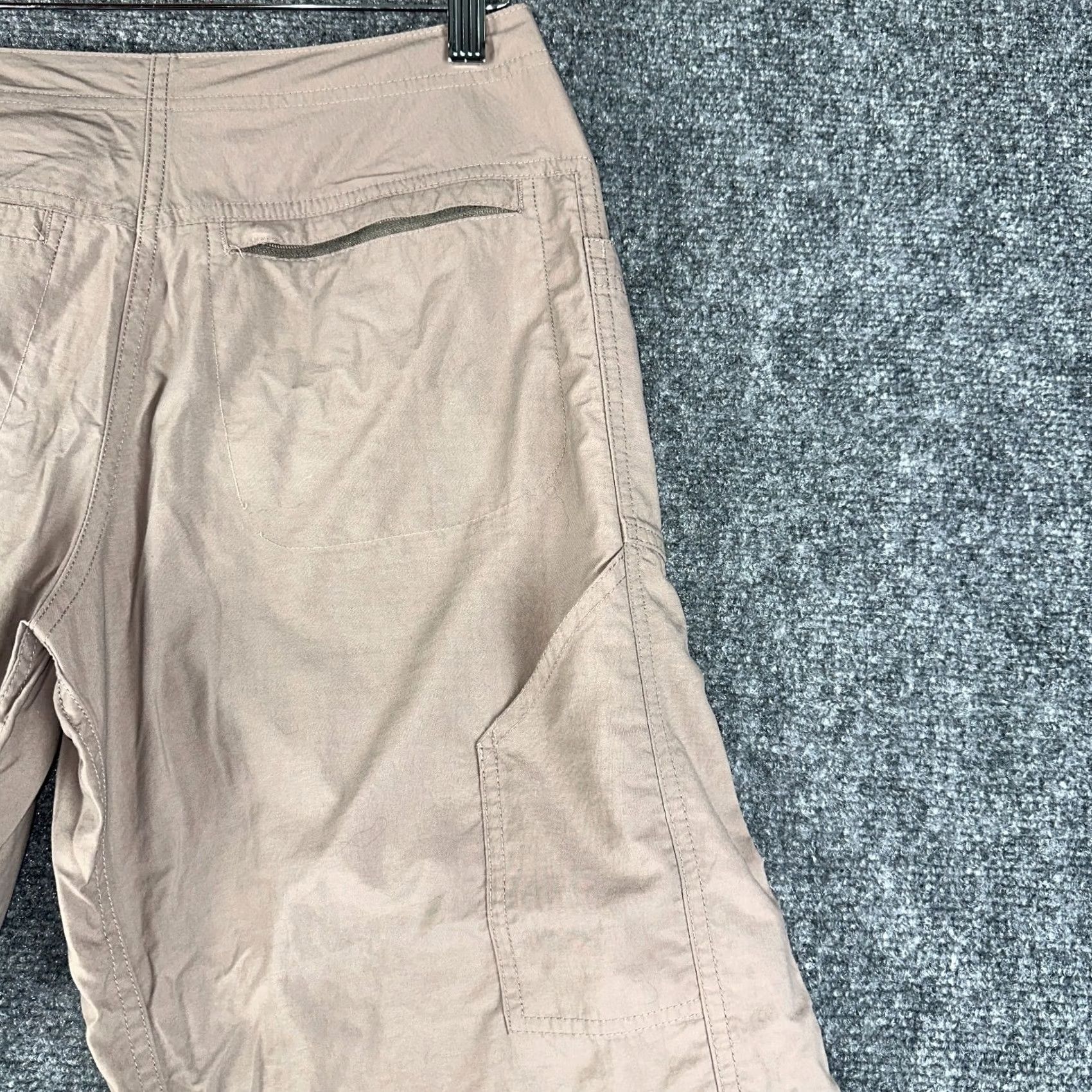 Mountain Hardwear VINTAGE Mountain Hardwear Pants Womens 8 Brown Nylon Zip Fly Pockets Logo Crop Size 30" / US 8 / IT 44 - 7 Thumbnail