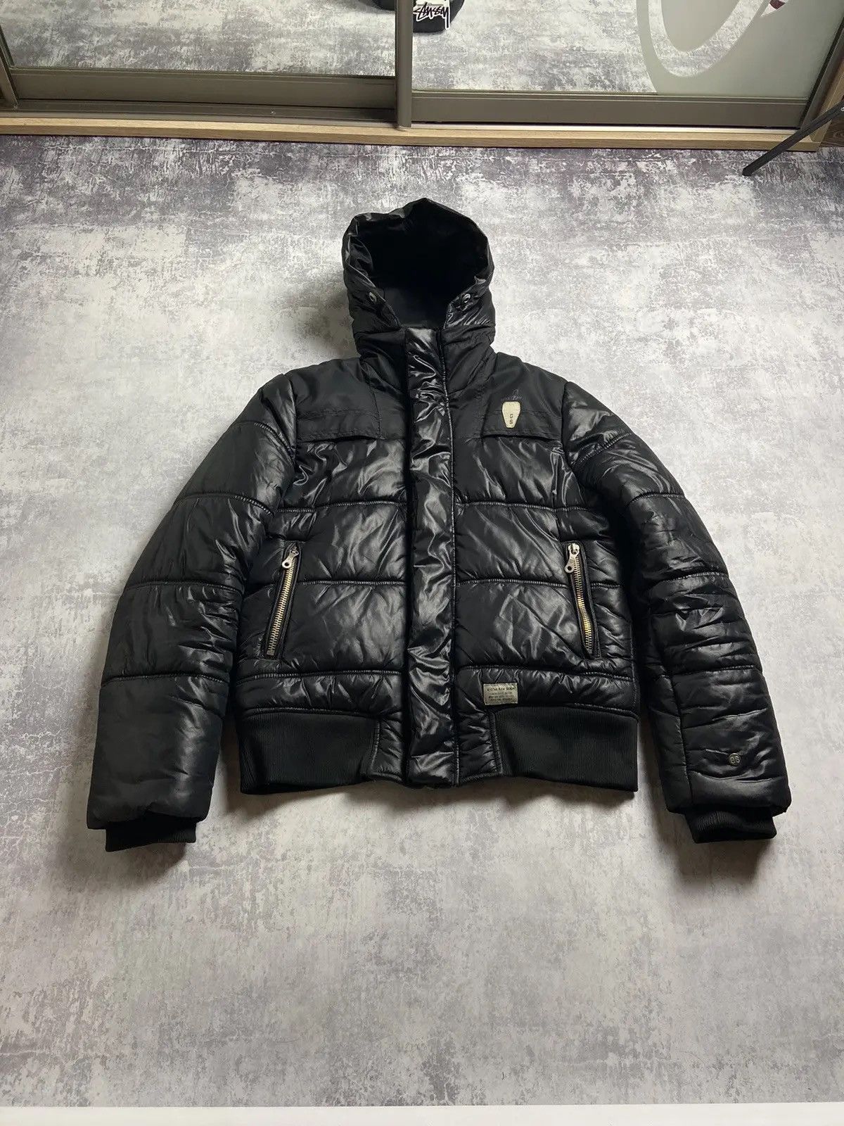 G-Star RARE G-Star Shiny Matte Down Puffer GorpCore Drill Jacket Y2 Size US XL / EU 56 / 4 - 1 Thumbnail
