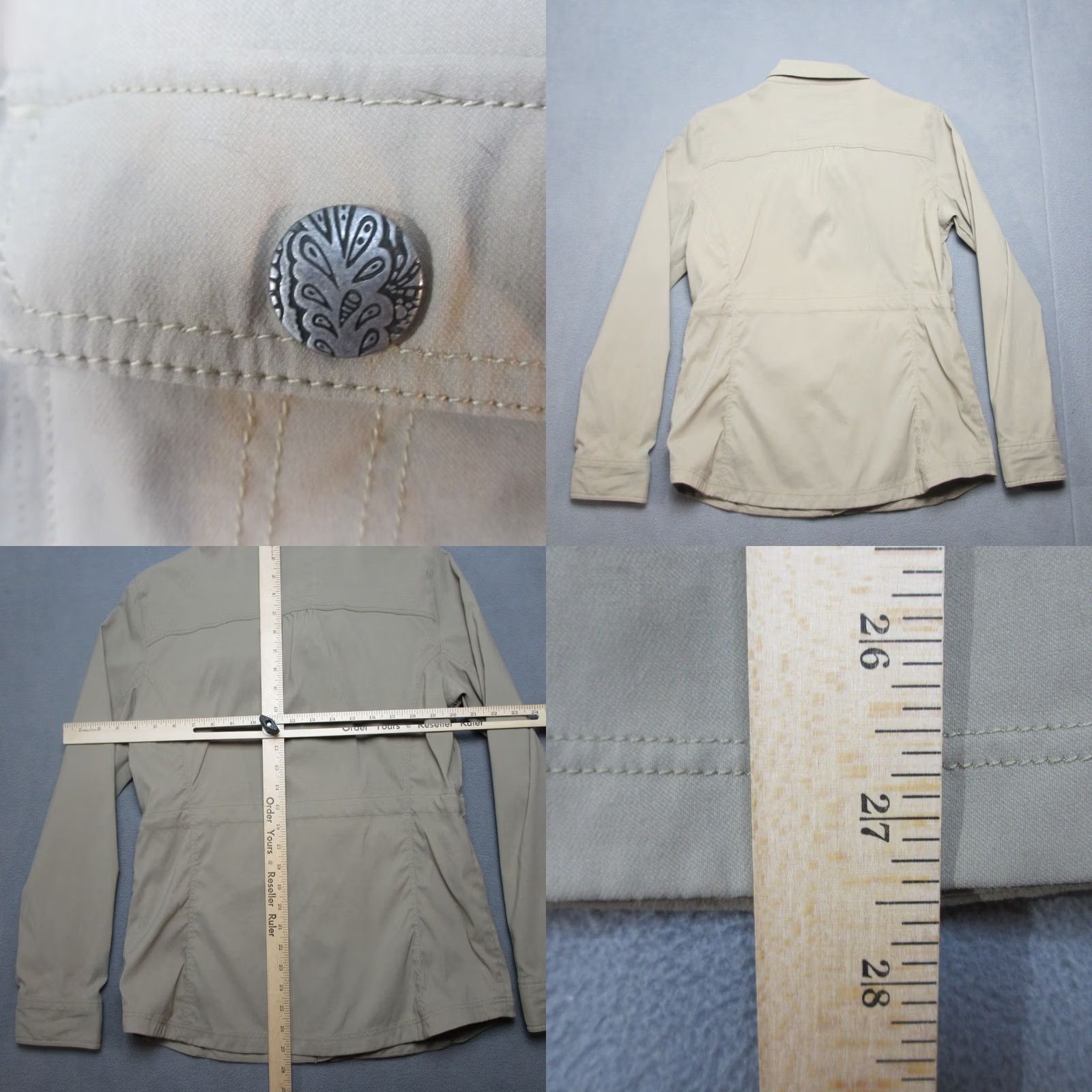 Prana prAna Jacket Womens Medium Beige Zion Stretch Utility Field Cinch Waist Outdoor Jacket Size M / US 6-8 / IT 42-44 - 9 Thumbnail