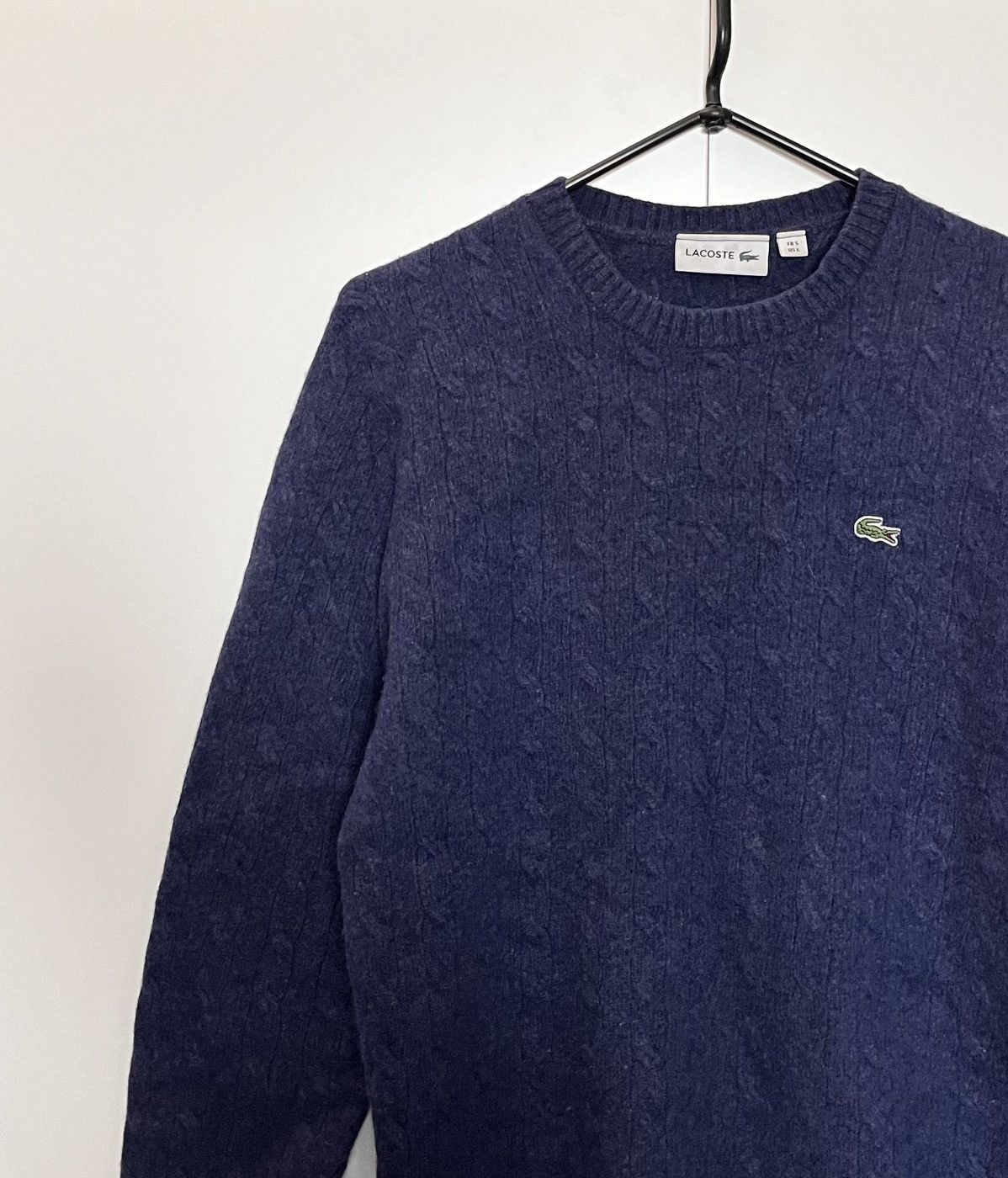 Lacoste × Vintage 🔥Vintage 00s Chemise Lacoste Wool Sweater Size US L / EU 52-54 / 3 - 2 Thumbnail