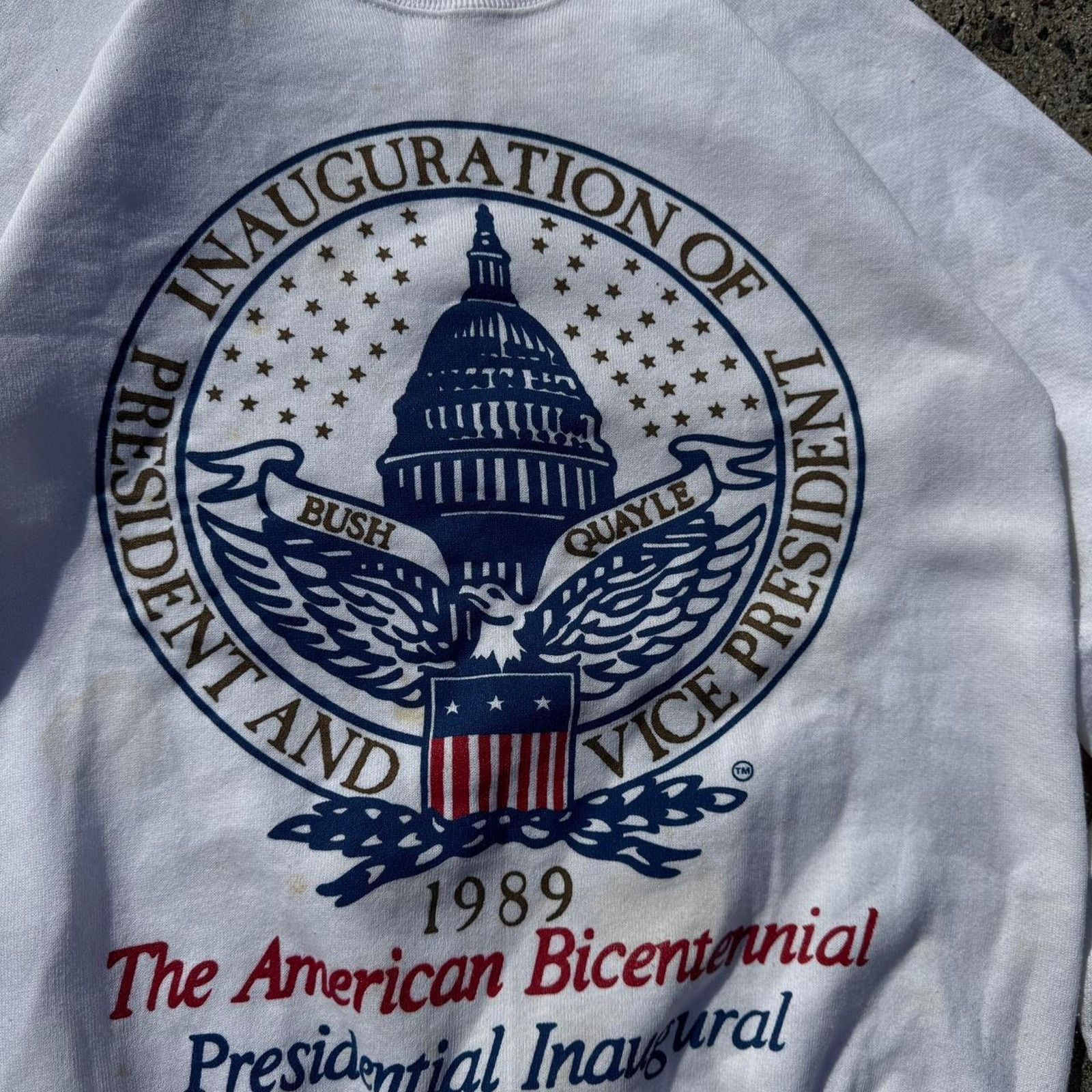 Fruit Of The Loom Vintage 1989 Bicentennial Presidential Crewneck – Size S Size US S / EU 44-46 / 1 - 3 Thumbnail