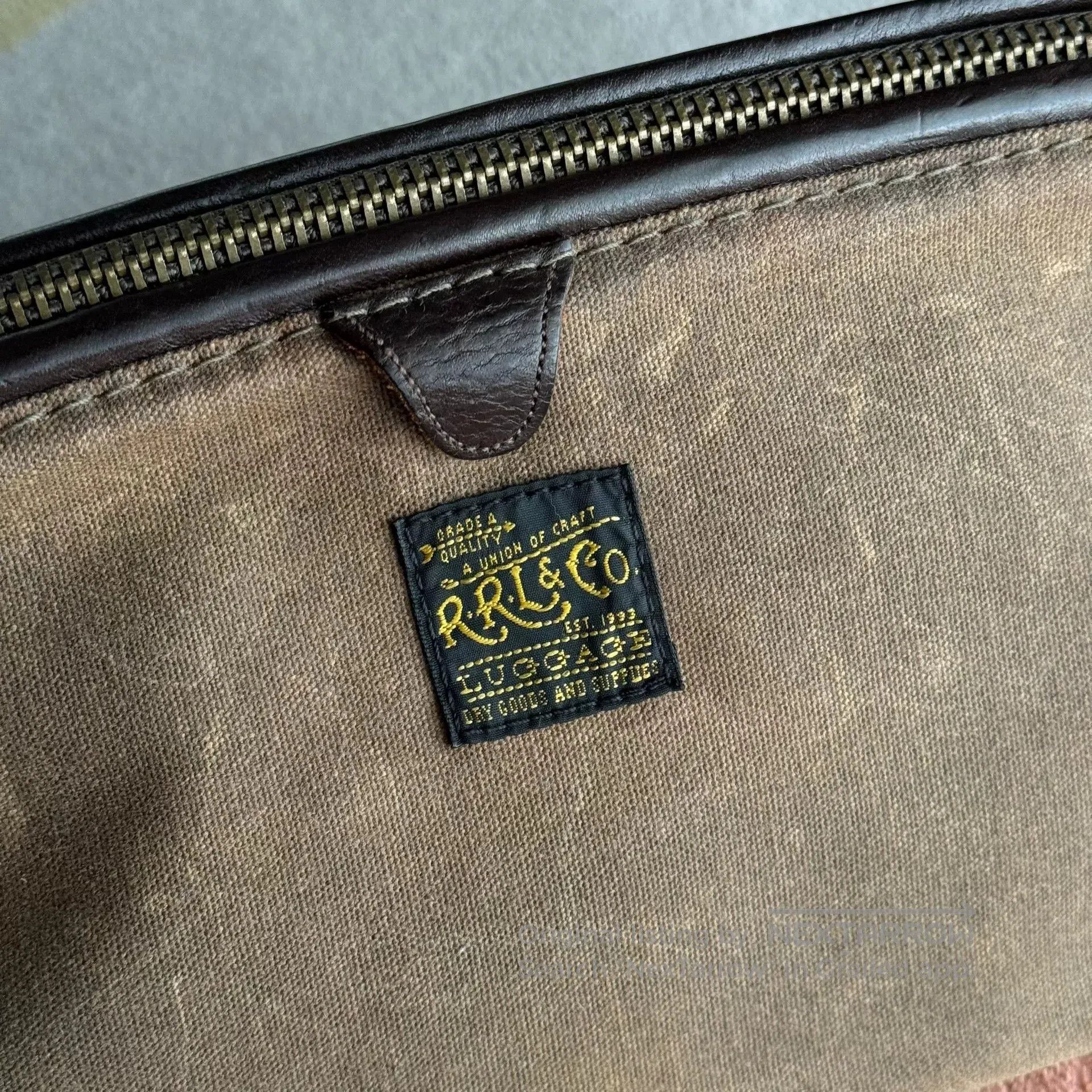 RRL Ralph Lauren RRL Double RL Canvas Clutch Wash Bag. Size ONE SIZE - 8 Thumbnail