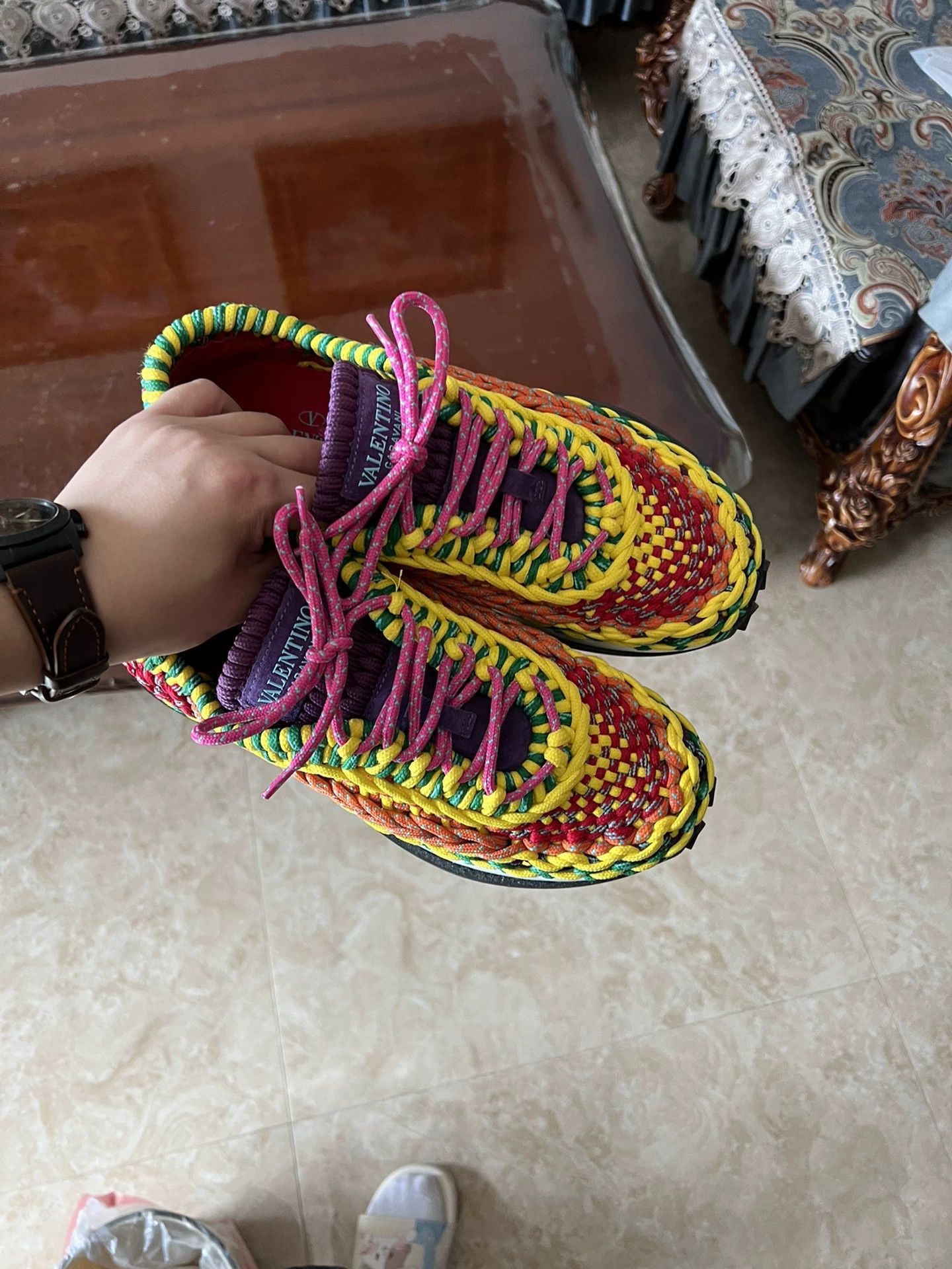 Valentino Valentino Men's Woven Runway 2024 New Color Shoes Size 41 Size US 8 / EU 41 - 4 Thumbnail