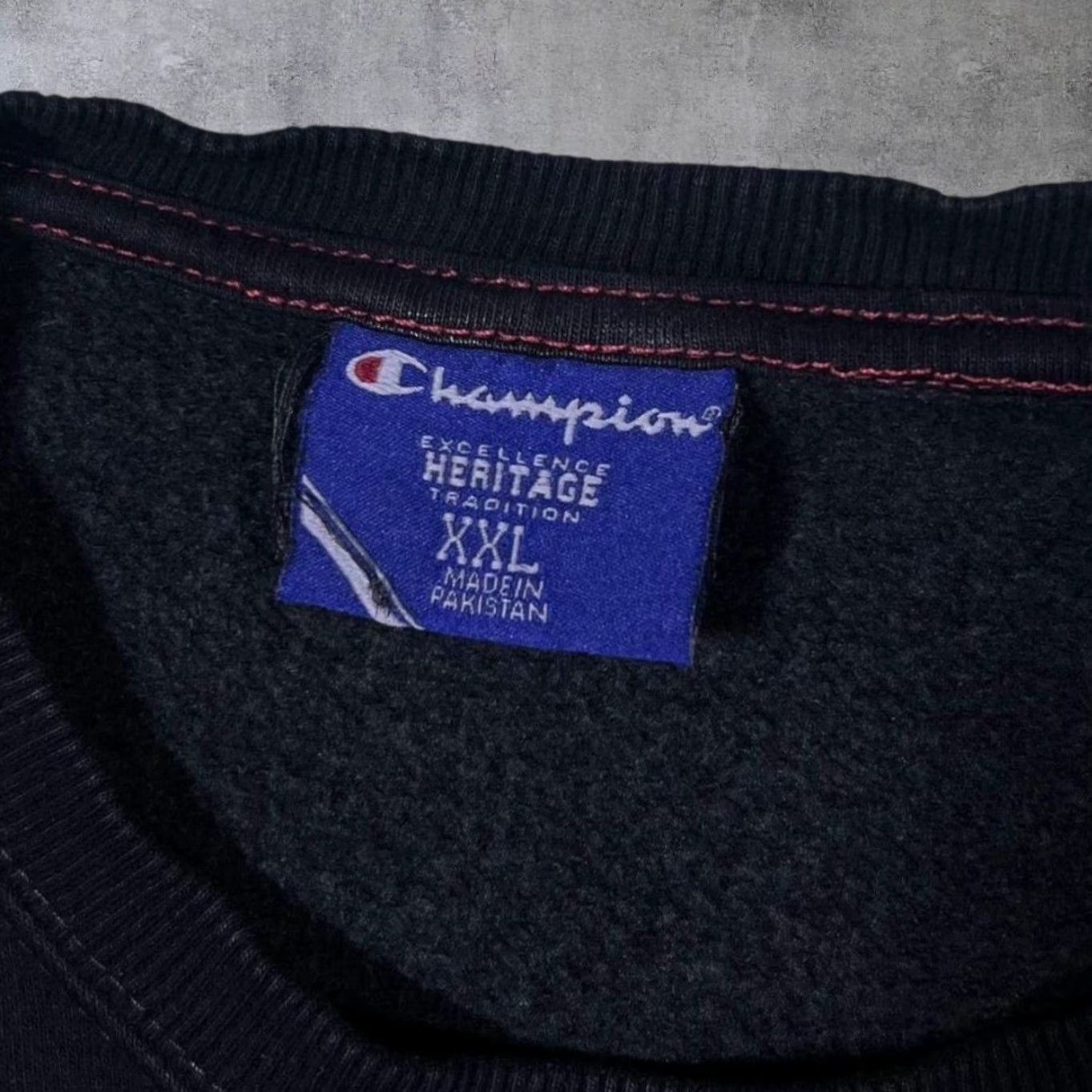 Champion Champion Ball State University Cardinals Embroidered Black Sweatshirt XXL Men Size US XXL / EU 58 / 5 - 2 Thumbnail