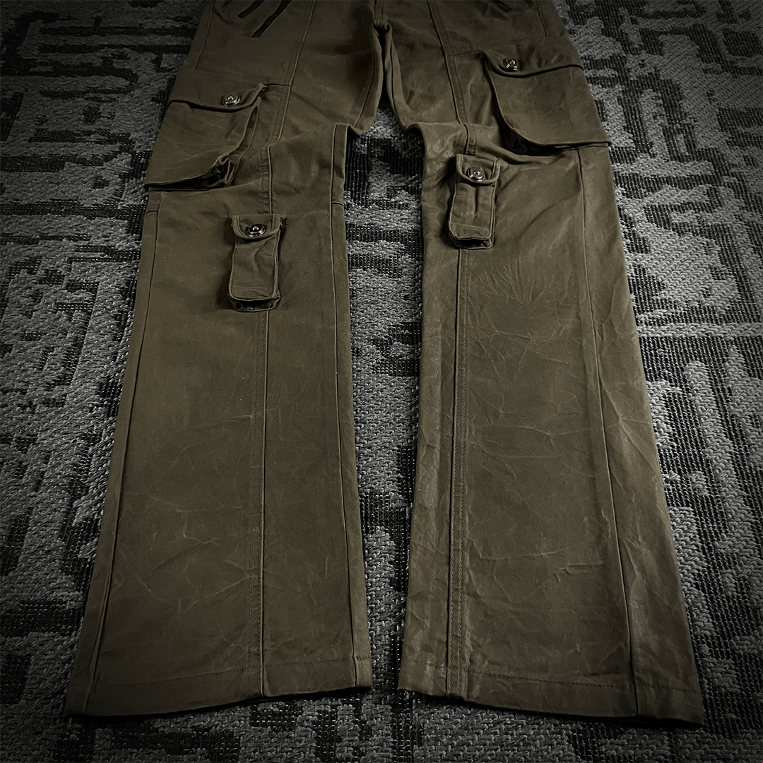 Tornado Mart Tornado Mart Tactical Waxed Multiple Pocket Pants Size US 32 / EU 48 - 4 Thumbnail