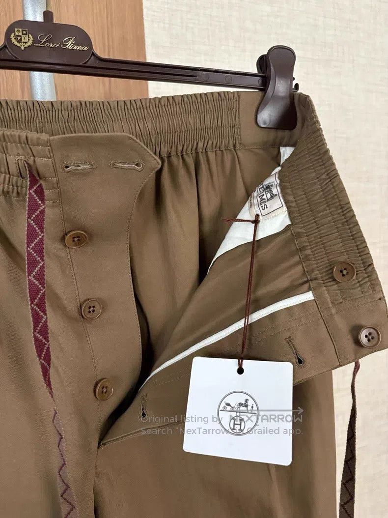 Hermes Hermes Spring/Autumn Drawstring Casual Pants Size US 26 / EU 42 - 4 Thumbnail