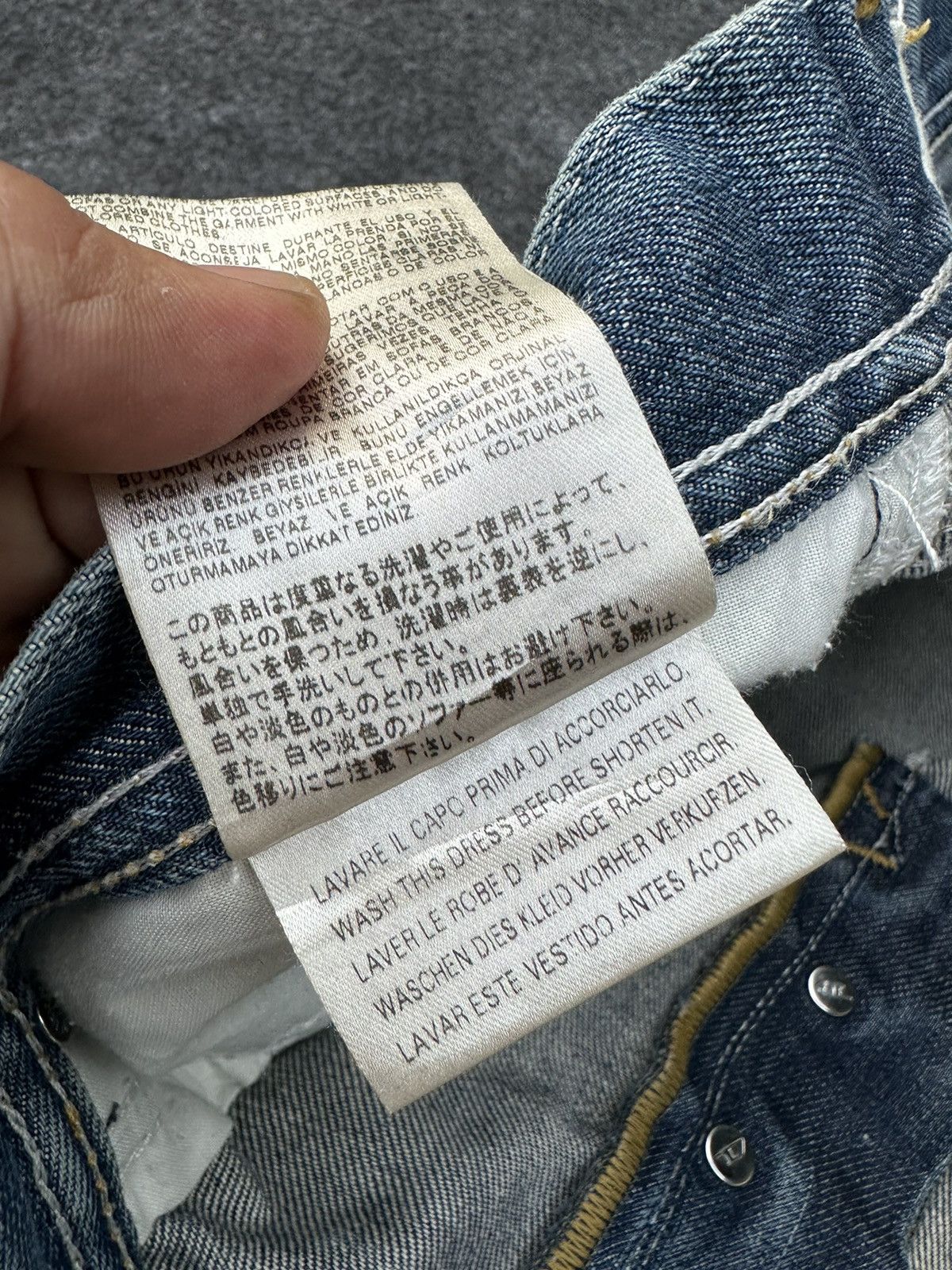 Diesel × Vintage Diesel Turbo Faded Washed Distressed Denim D2 Size US 32 / EU 48 - 18 Thumbnail