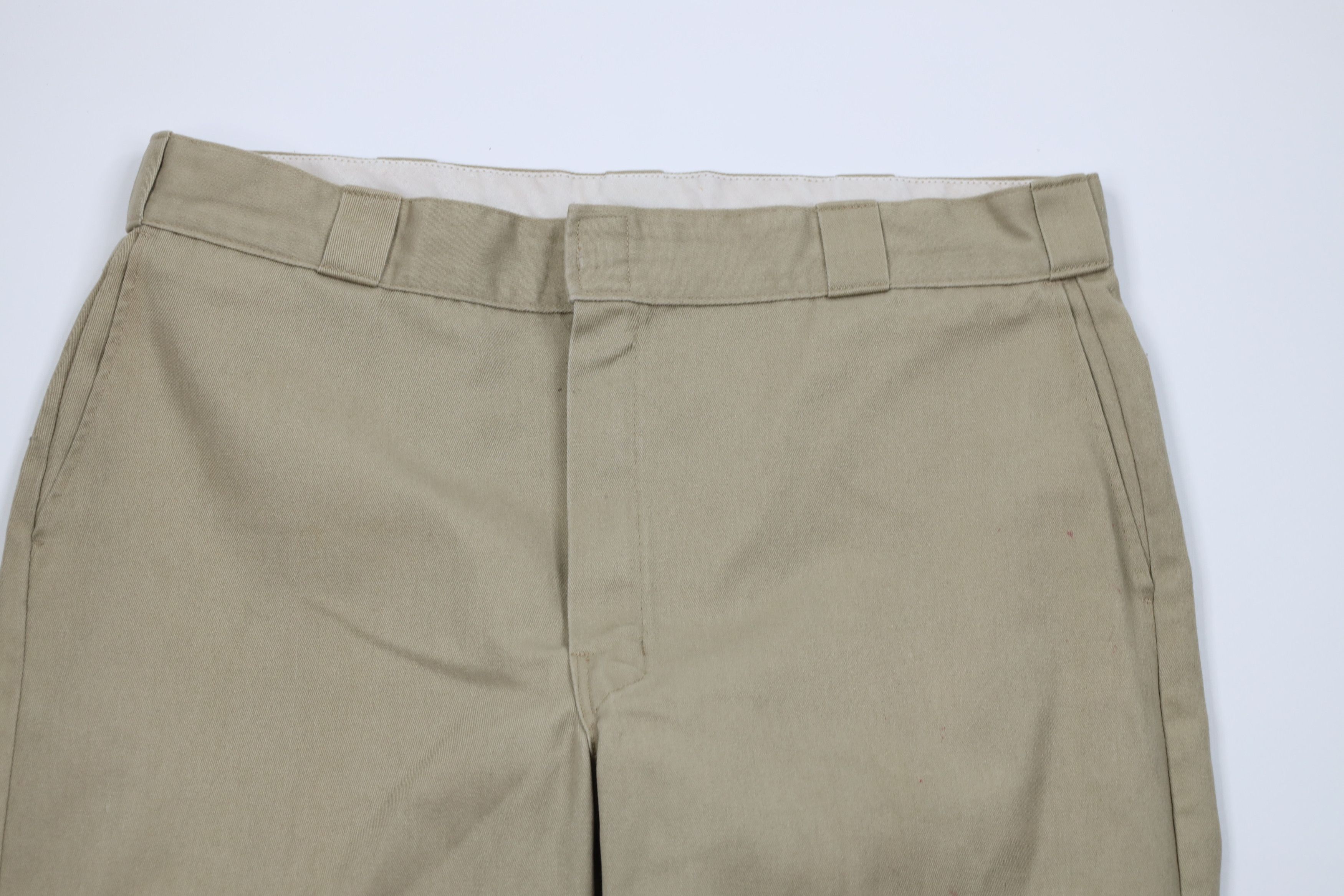 Dickies Vintage Y2K Dickies Spell Out Workwear Wide Leg Pants Beige Size US 40 / EU 56 - 2 Thumbnail