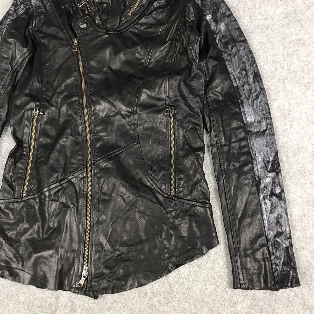 14th Addiction 14th addiction Leather Black Jacket Size US XS / EU 42 / 0 - 5 Thumbnail
