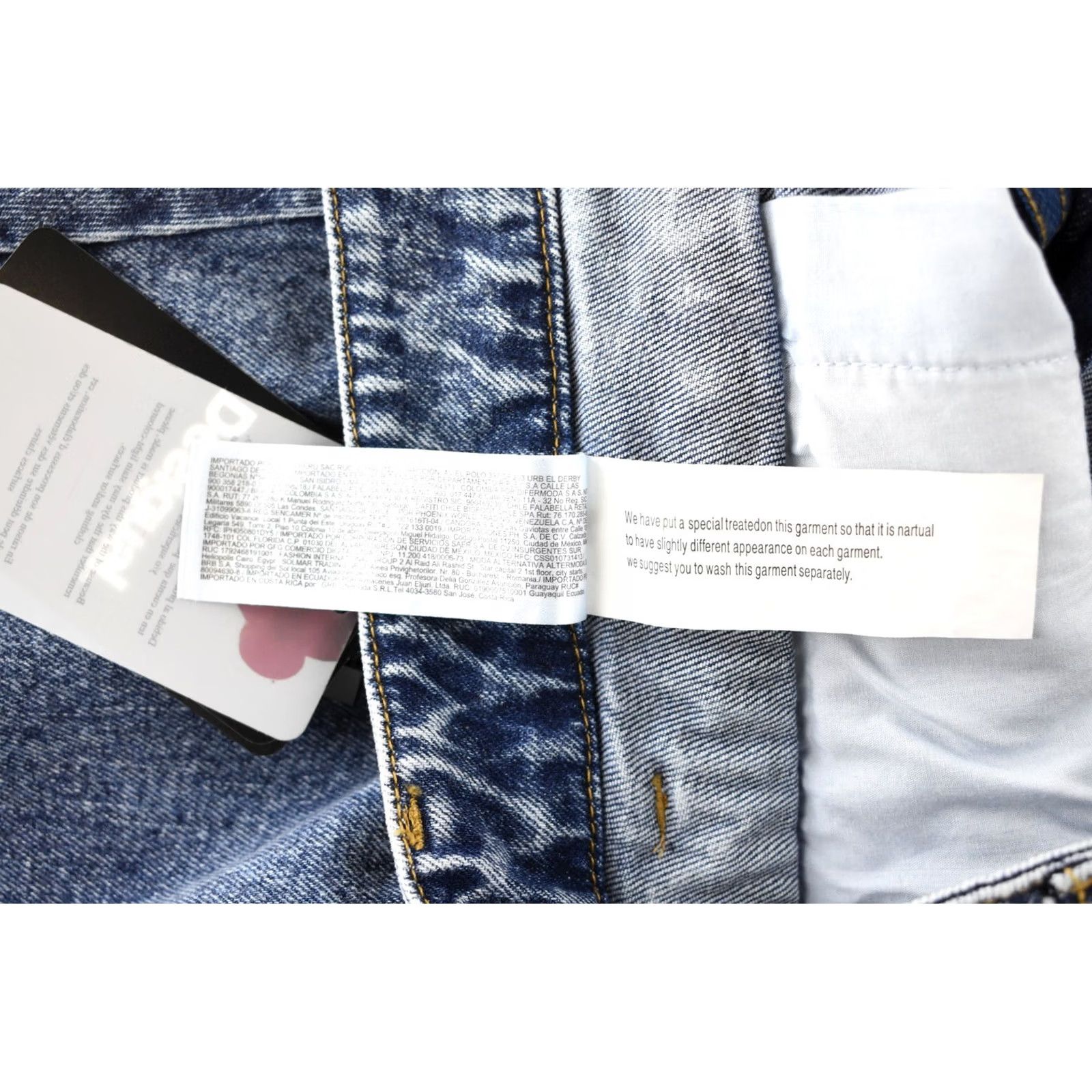 Desigual DESIGUAL Jeans Men W32 Faded Slim Fit Zip Fly Blue Size US 32 / EU 48 - 7 Thumbnail