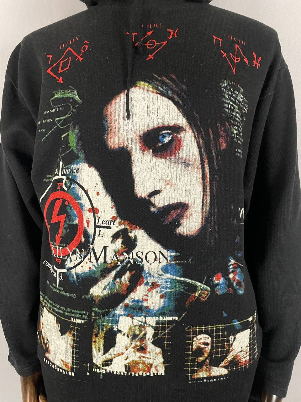 Marilyn Manson Marilyn Manson Hoodie Vintage 1990s Antichrist Superstar Size US XL / EU 56 / 4 - 4 Thumbnail