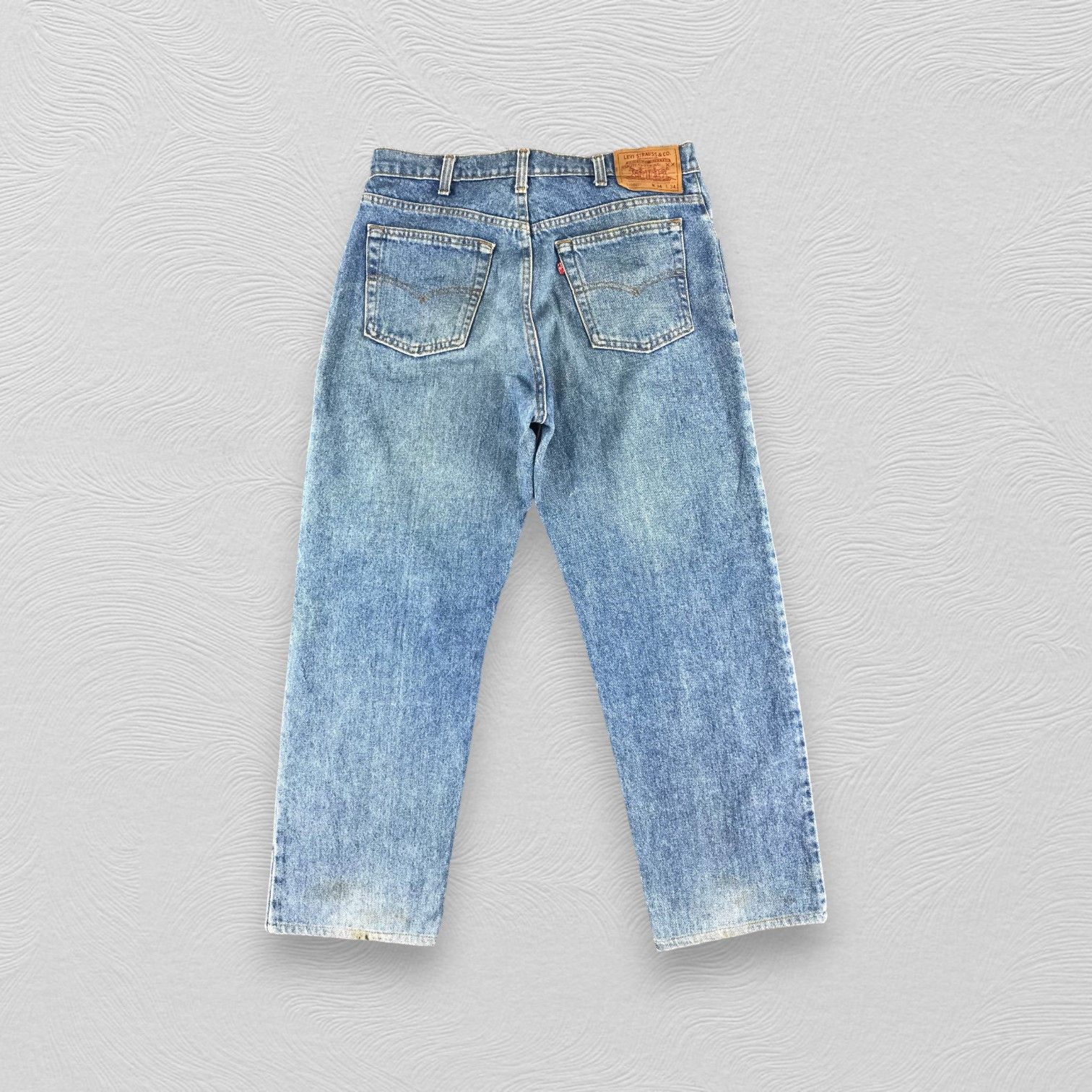Levi's Vintage 90s Levis 510 Jeans Medium Wash Denim KJ018 Size US 32 / EU 48 - 2 Thumbnail