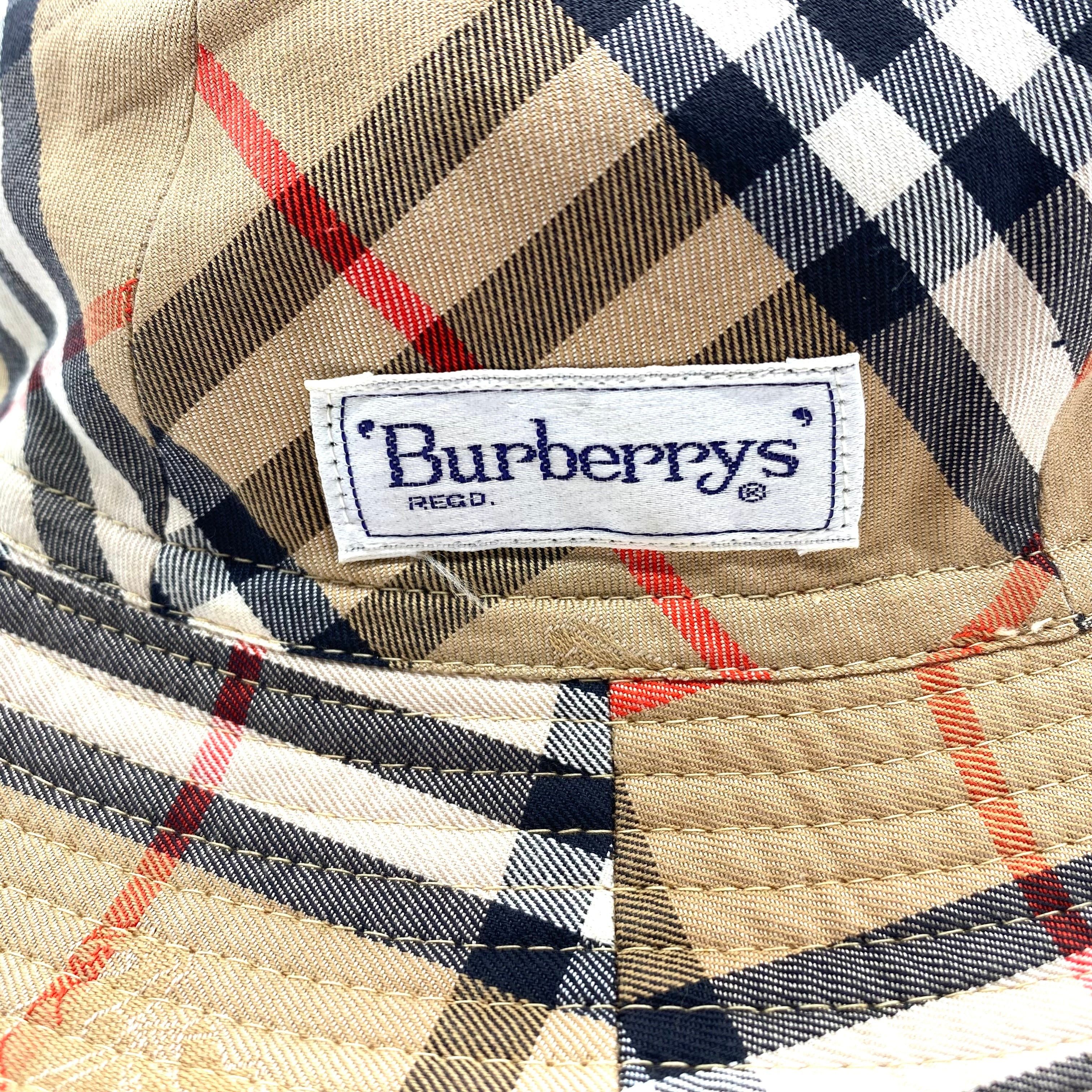 Burberry Vintage Burberrys Bucket Hat Nova Check Size ONE SIZE - 6 Thumbnail