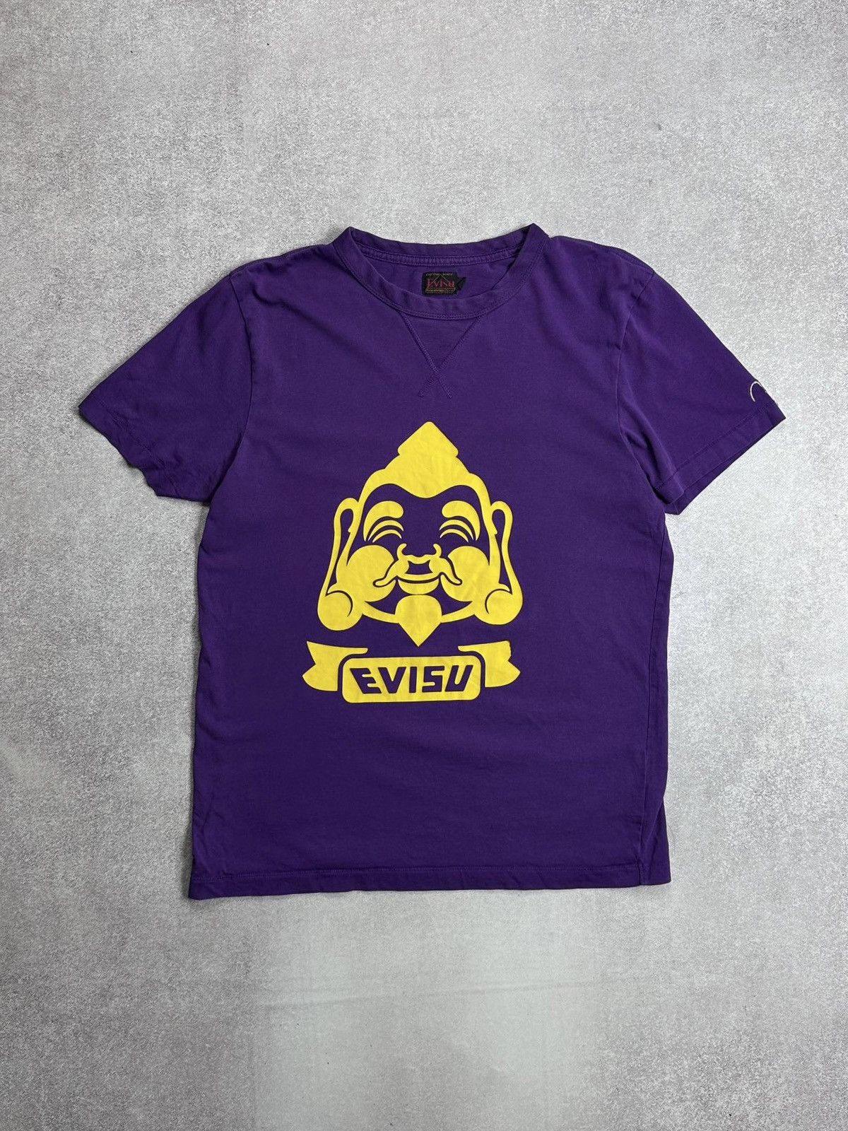 Vintage Evisu Japanese Budda T-shirt L