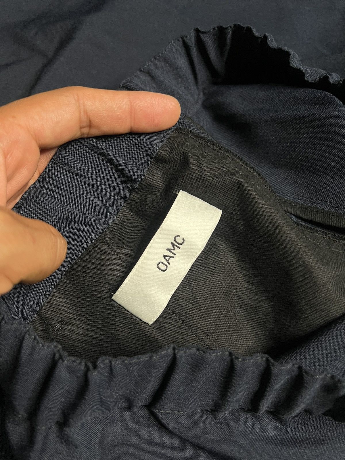 OAMC OAMC Wool F/W 21 Drawcord Woven Easy Pants Size US 31 - 4 Thumbnail