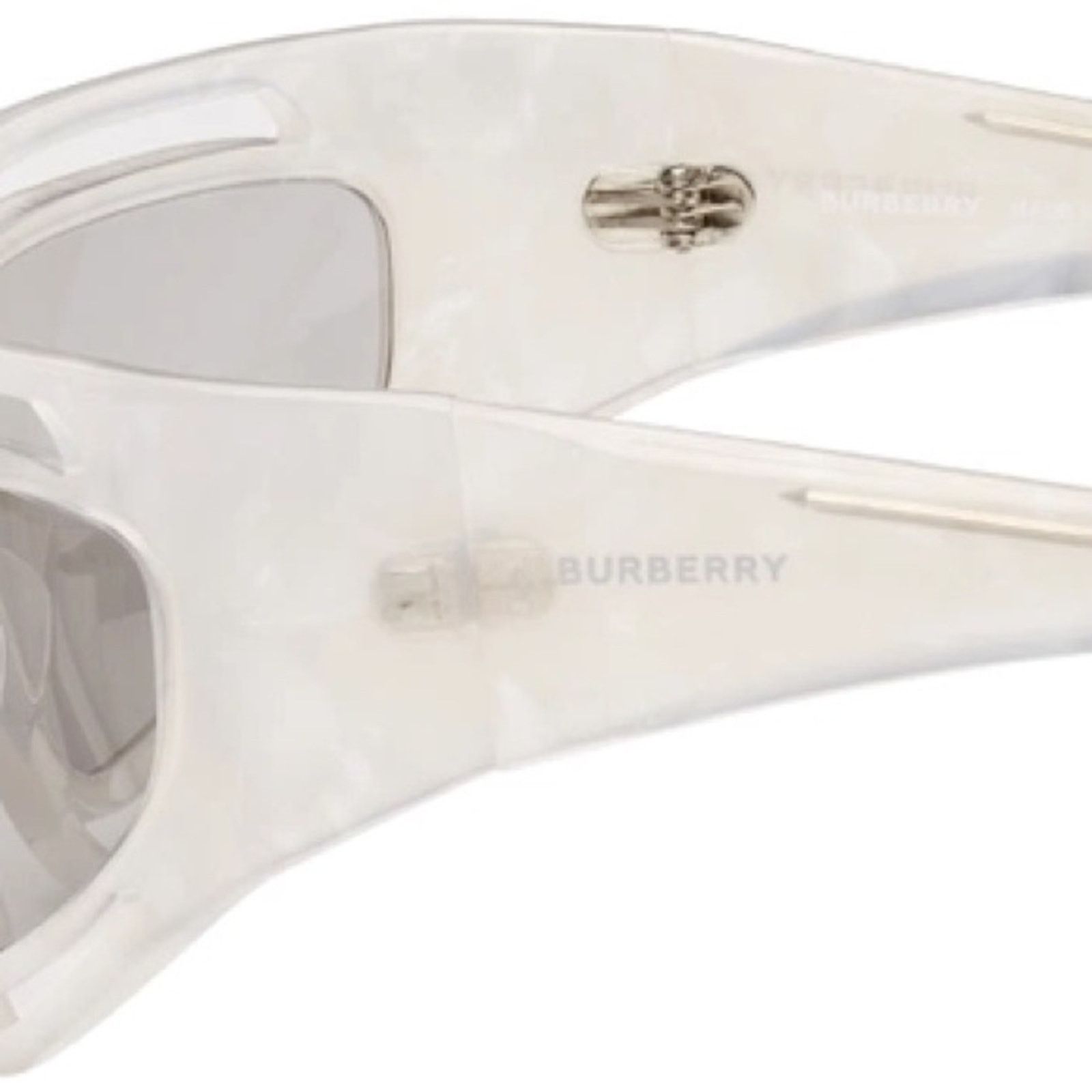 Burberry New Burberry Light Grey Sunglasses, BE4342 388687, Authentic Size ONE SIZE - 7 Thumbnail