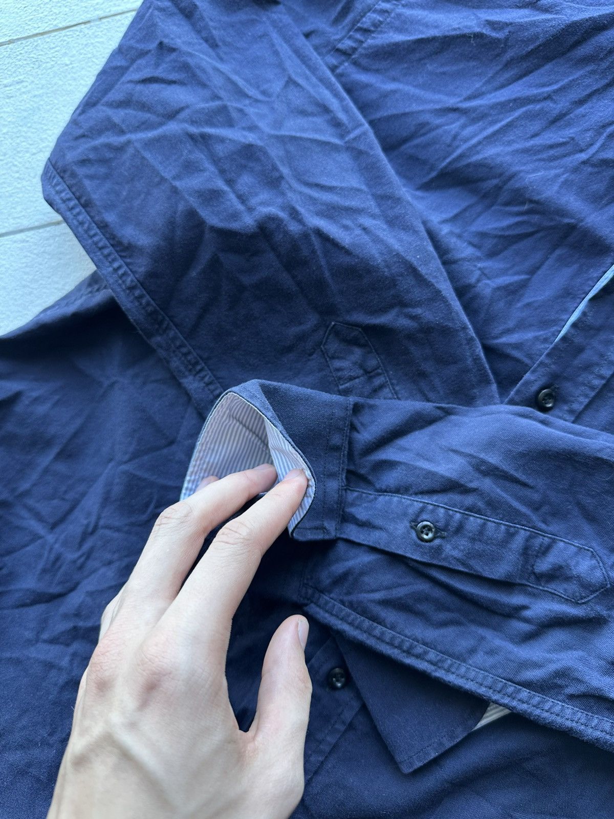 Emporio Armani RARE🚨 EMPORIO ARMANI JEANS VINTAGE SHIRT LUXURY BUTTON 90s Size US M / EU 48-50 / 2 - 10 Thumbnail