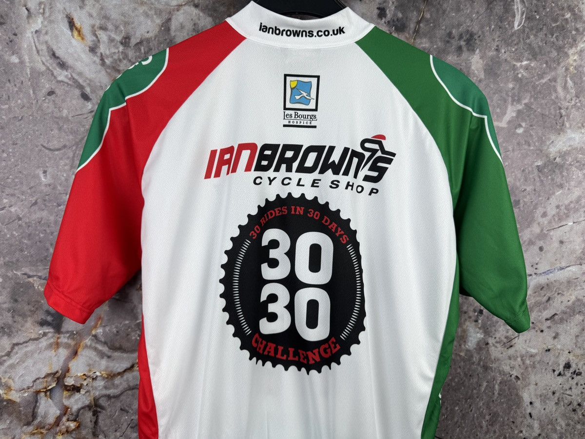 Giordano Cycling Jersey 30 Rides in 30 Days Challenge Full Zip Size US XXL / EU 58 / 5 - 15 Thumbnail