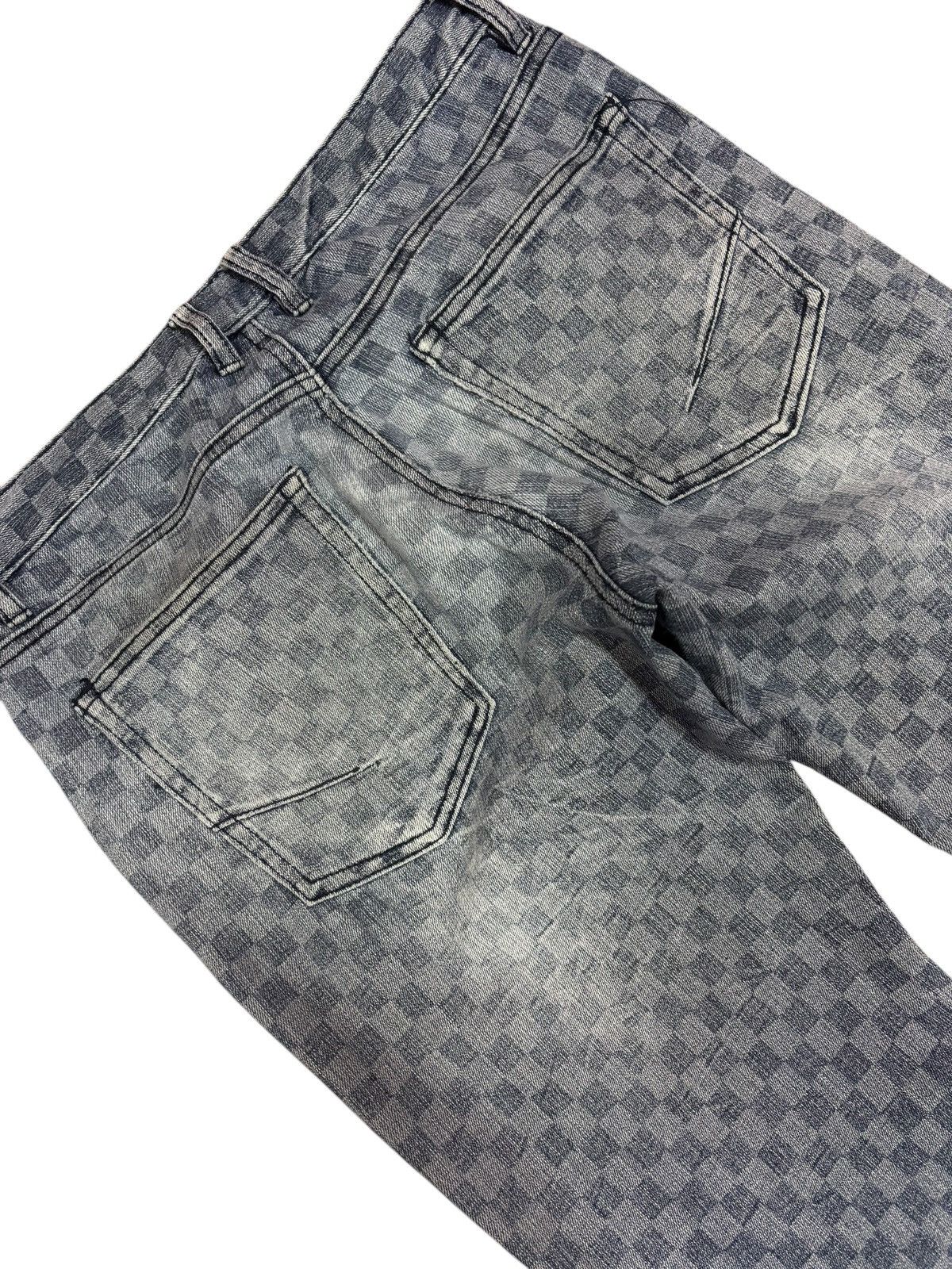 Japanese Brand × Seditionaries Vtg Japan Growth Checker Plaid Bondage Jeans Size US 30 / EU 46 - 5 Thumbnail