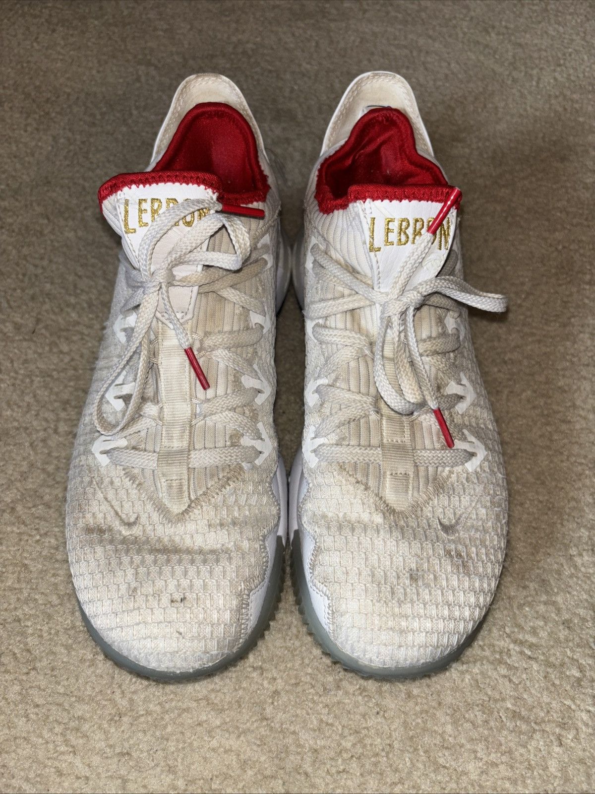 Nike Nike Lebron James XVI 16 Low Draft Night White Sz 8.5 Size US 8.5 / EU 41-42 - 2 Thumbnail