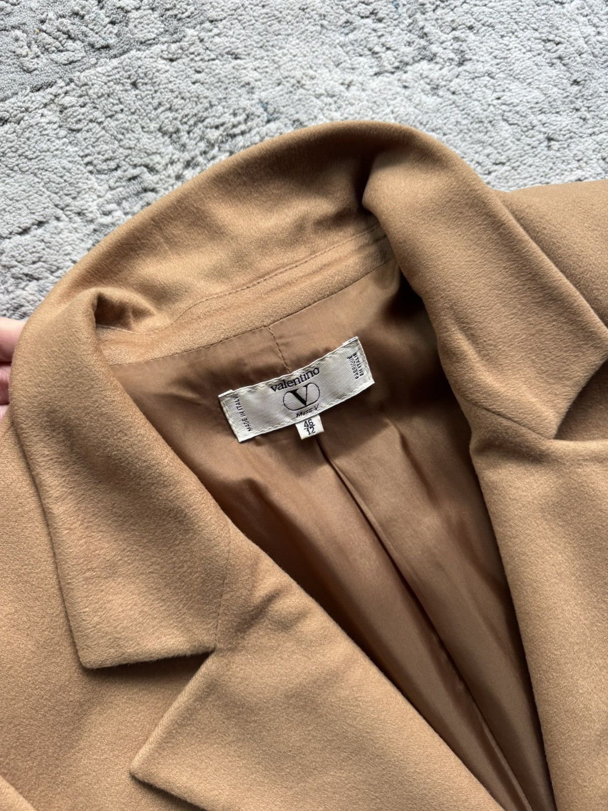 Valentino Valentino Vintage Camel Wool Blazer Jacket Size 46 Size L / US 10 / IT 46 - 5 Thumbnail
