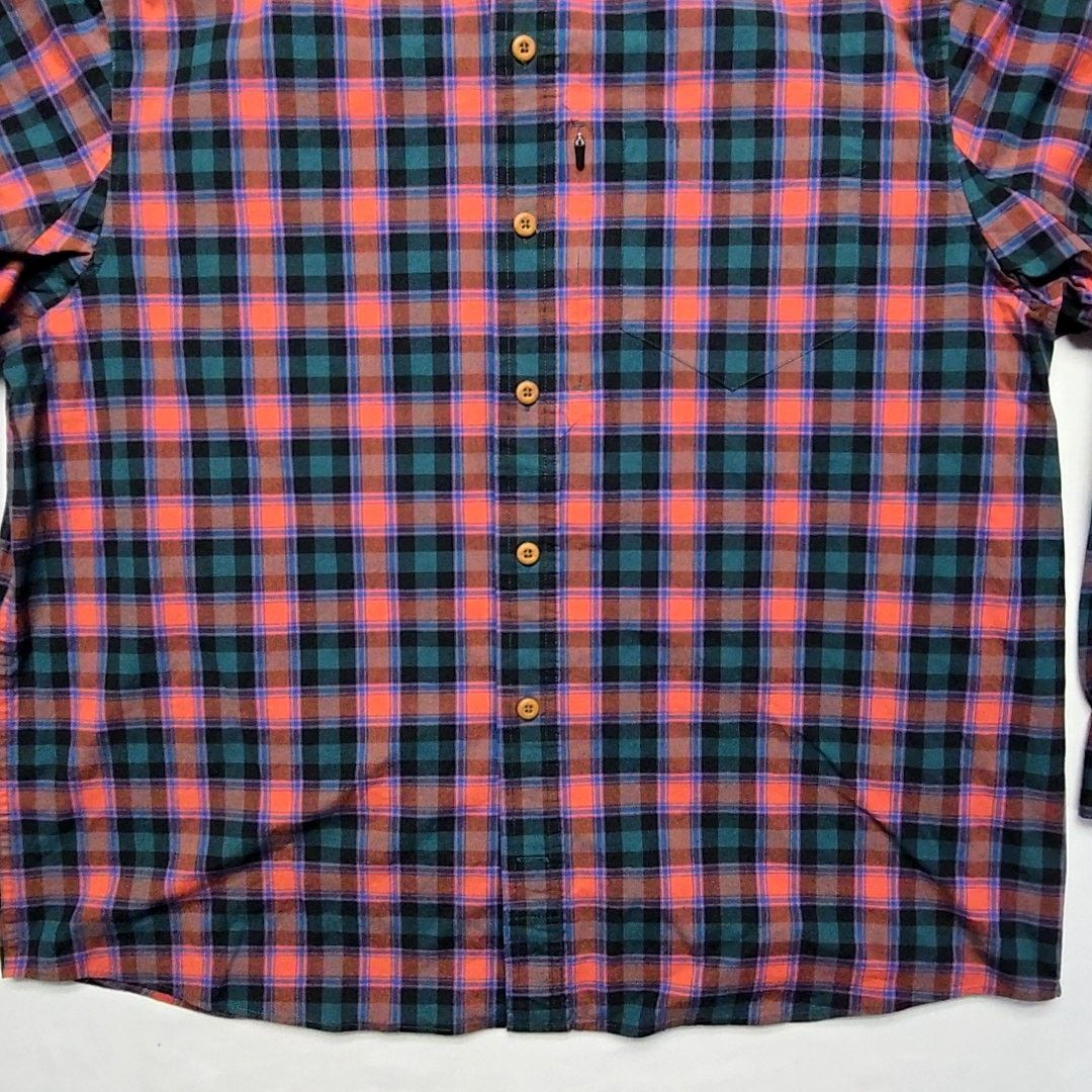 Duluth Trading Company Duluth Untucked Trading Plaid Shirt Relaxed Fit Red XL Size US XL / EU 56 / 4 - 2 Thumbnail
