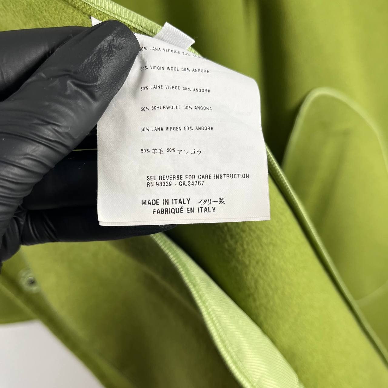 Prada Prada Green Virgin Wool Angora Coat Made In Italy Womens 42 Size M / US 6-8 / IT 42-44 - 5 Thumbnail