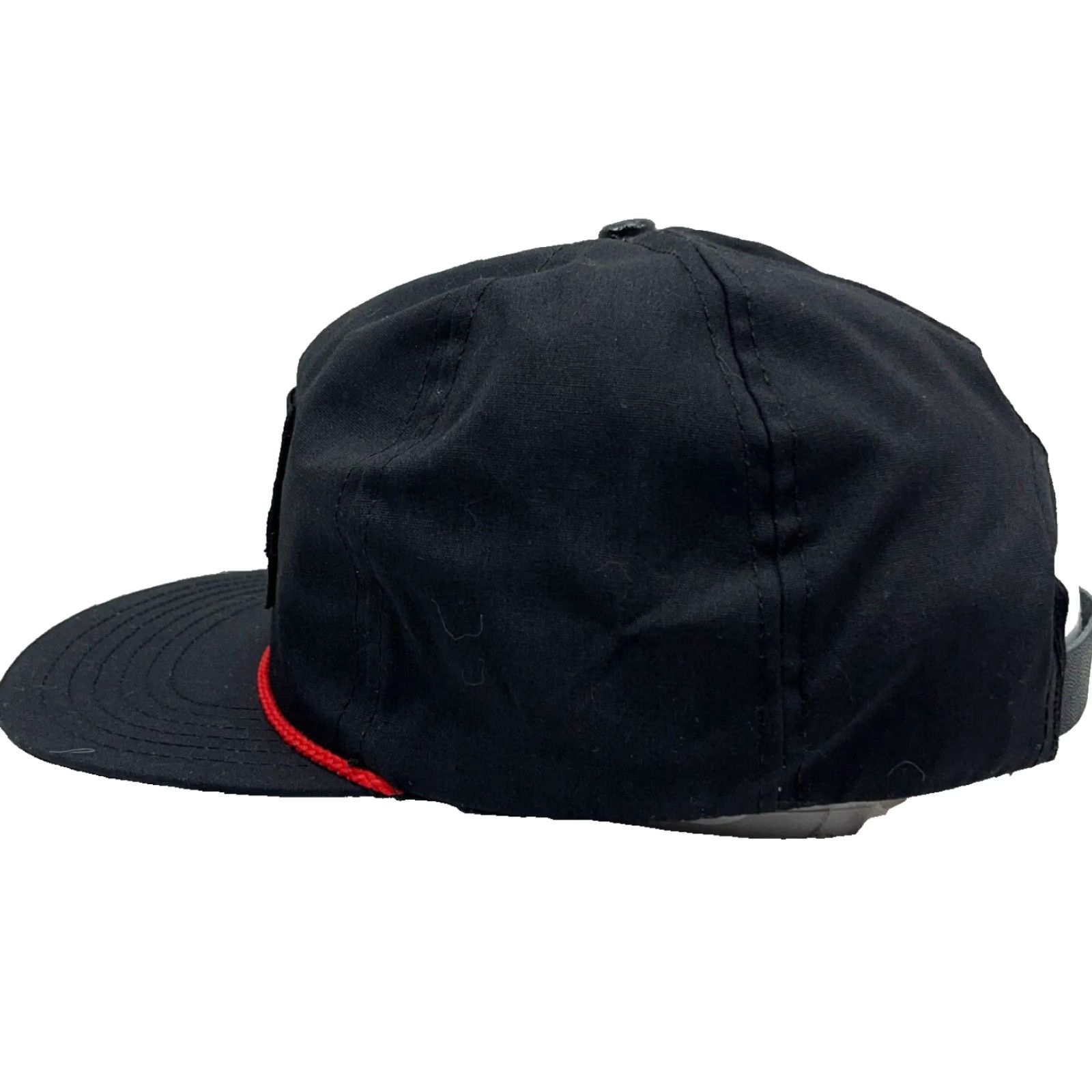 Coal VINTAGE Diann's Speccialty Advertising Trucker Hat Cap Adjustable Black Red Rope Patch USA 80s 90s Men Hat Size ONE SIZE - 3 Thumbnail