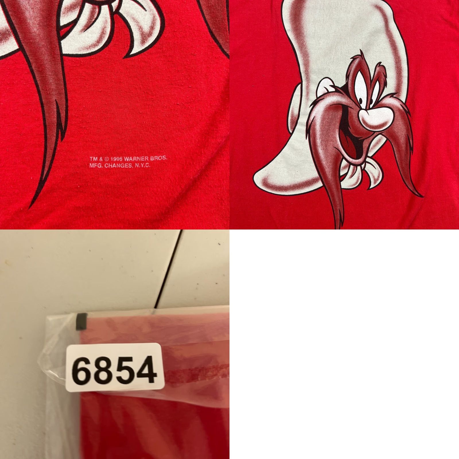Changes Vintage 1990s Looney Tunes Yosemite Sam Cartoon Graphic T-Shirt Mens XL Red Warner Bros. Size US XL / EU 56 / 4 - 8 Thumbnail