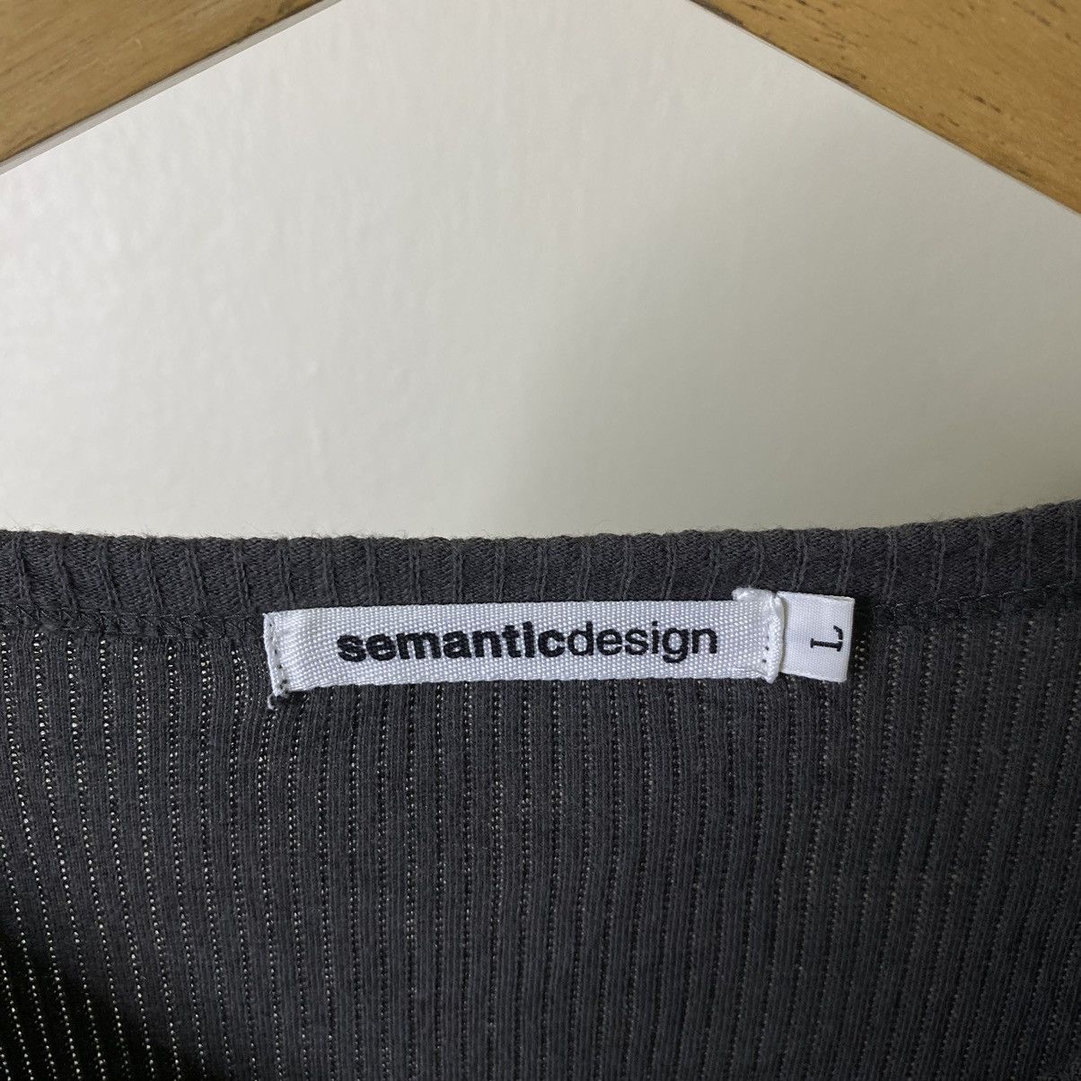 semanticdesign Semantic Design Blank Cyber Gothic Punk PPFM Style LS Tee Size S / US 4 / IT 40 - 3 Thumbnail