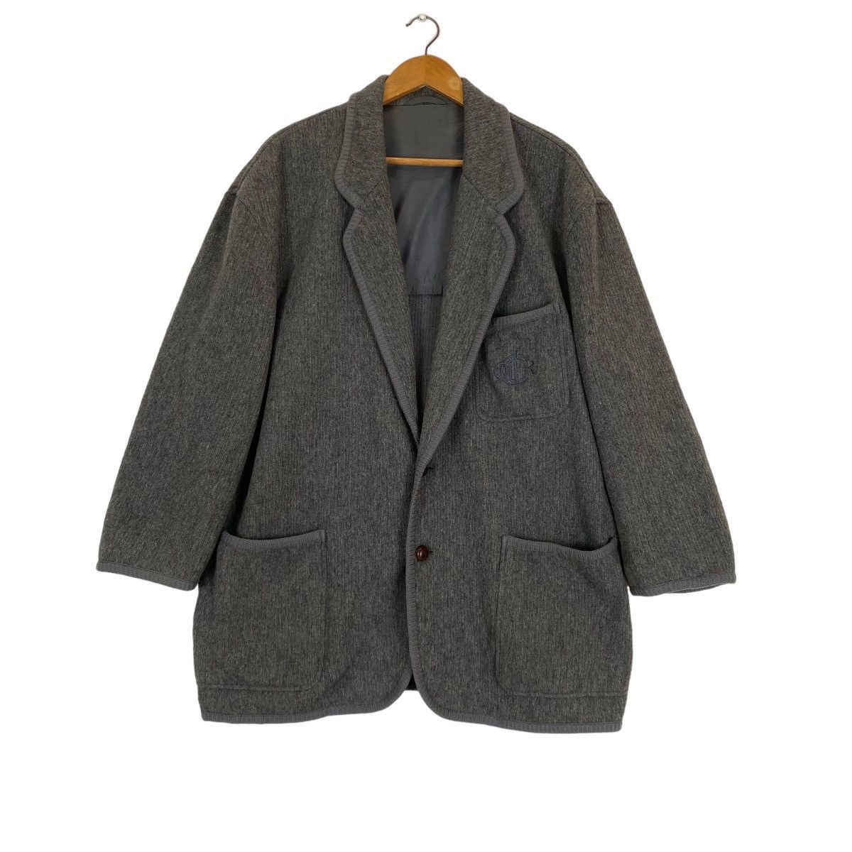 Christian Dior Monsieur Christian Dior Monsieur wool oversize jacket Size US L / EU 52-54 / 3 - 1 Thumbnail