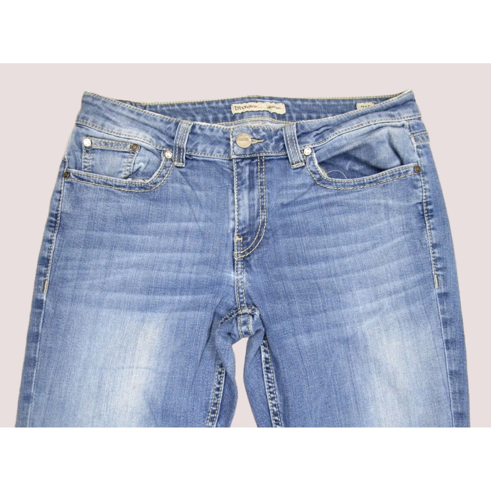 Vintage BKE Jeans Women 31x31 Buckle Low Rise Harper Jeans Light Wash Denim Skinny 5-Pocket Logo Size 24" / US 00 / IT 34 - 1 Thumbnail