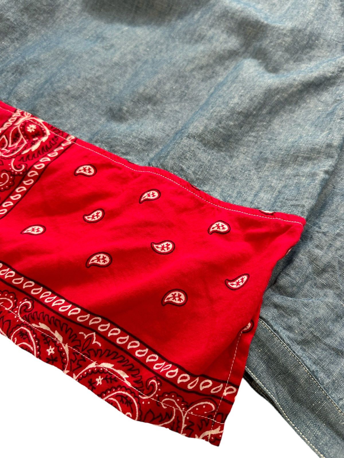 Visvim Sz2 Silk SS Bandana Border P.O. Tunic Size US M / EU 48-50 / 2 - 6 Thumbnail
