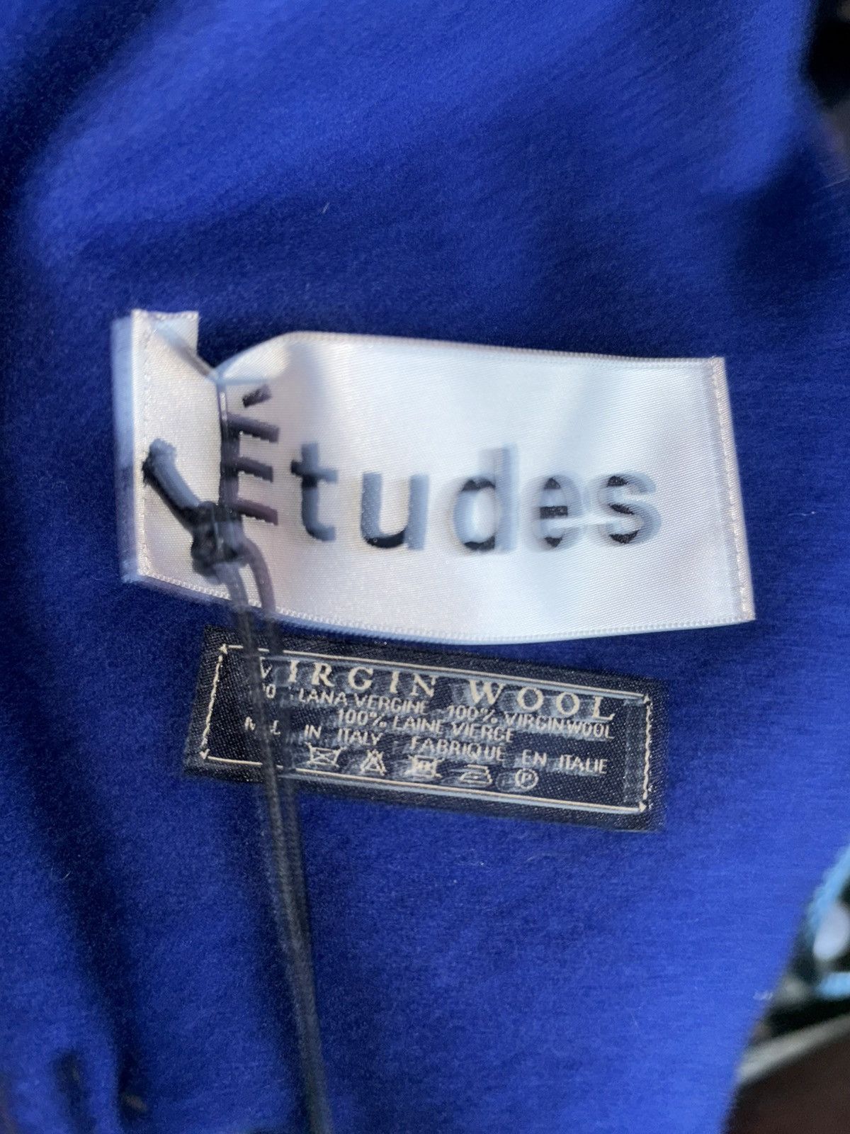 Etudes New blue long Etudes Studio Scarf Size ONE SIZE - 5 Thumbnail