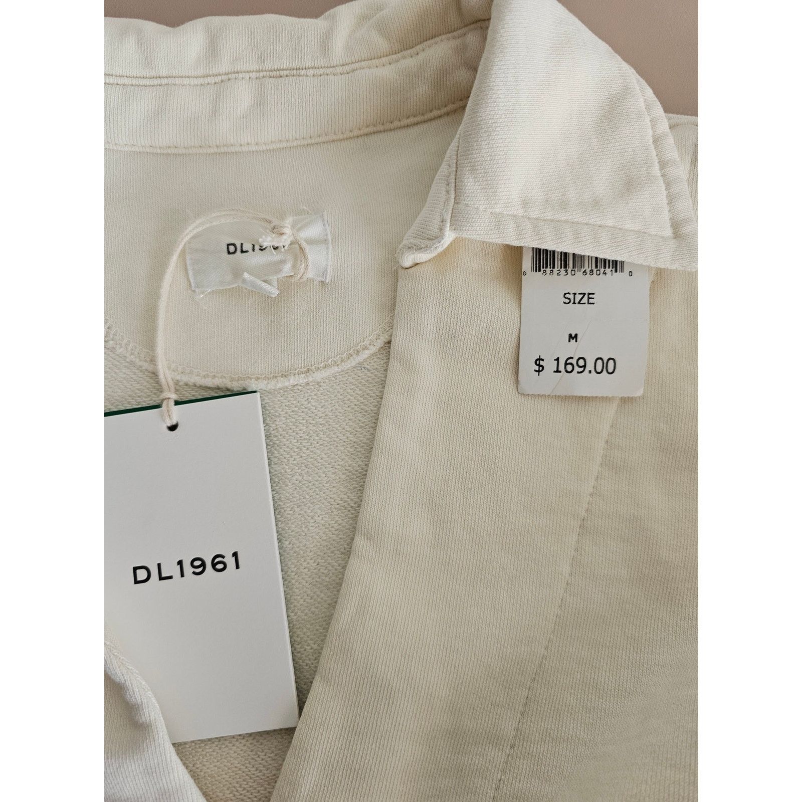 DL1961 NWT DL1961 Women's Cream Sweatshirt Millie Tunic Top M Size M / US 6-8 / IT 42-44 - 12 Thumbnail