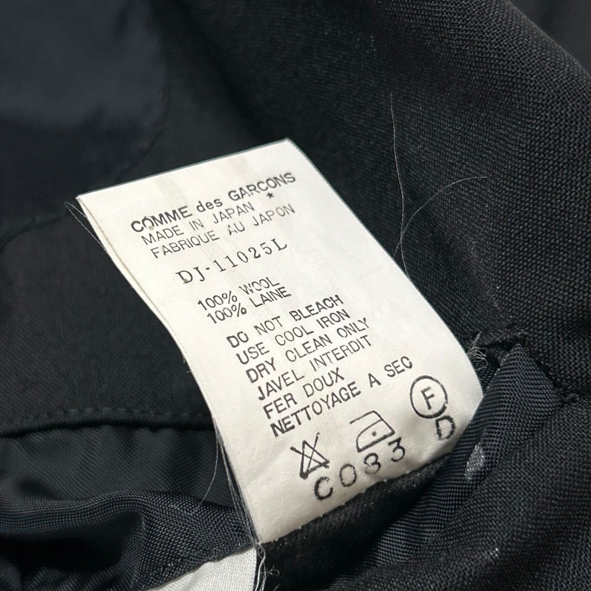 Comme des Garcons Homme Deux 732 90s Comme Des Garcons Homme Deux vintage jacket wool Size 44R - 8 Thumbnail